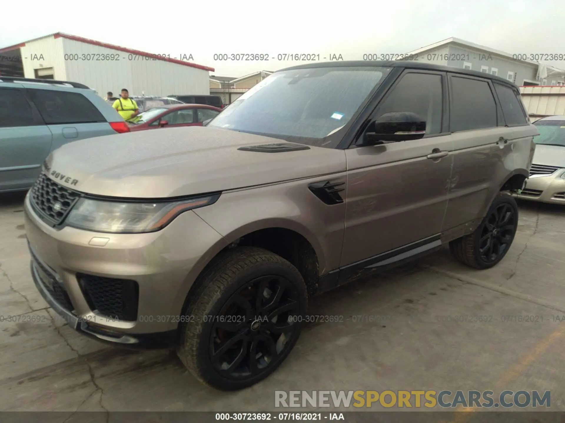 2 Фотография поврежденного автомобиля SALWR2SU5MA765256 LAND ROVER RANGE ROVER SPORT 2021