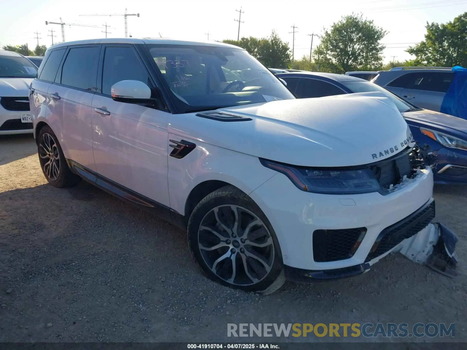 1 Photograph of a damaged car SALWR2SU9MA782691 LAND ROVER RANGE ROVER SPORT 2021