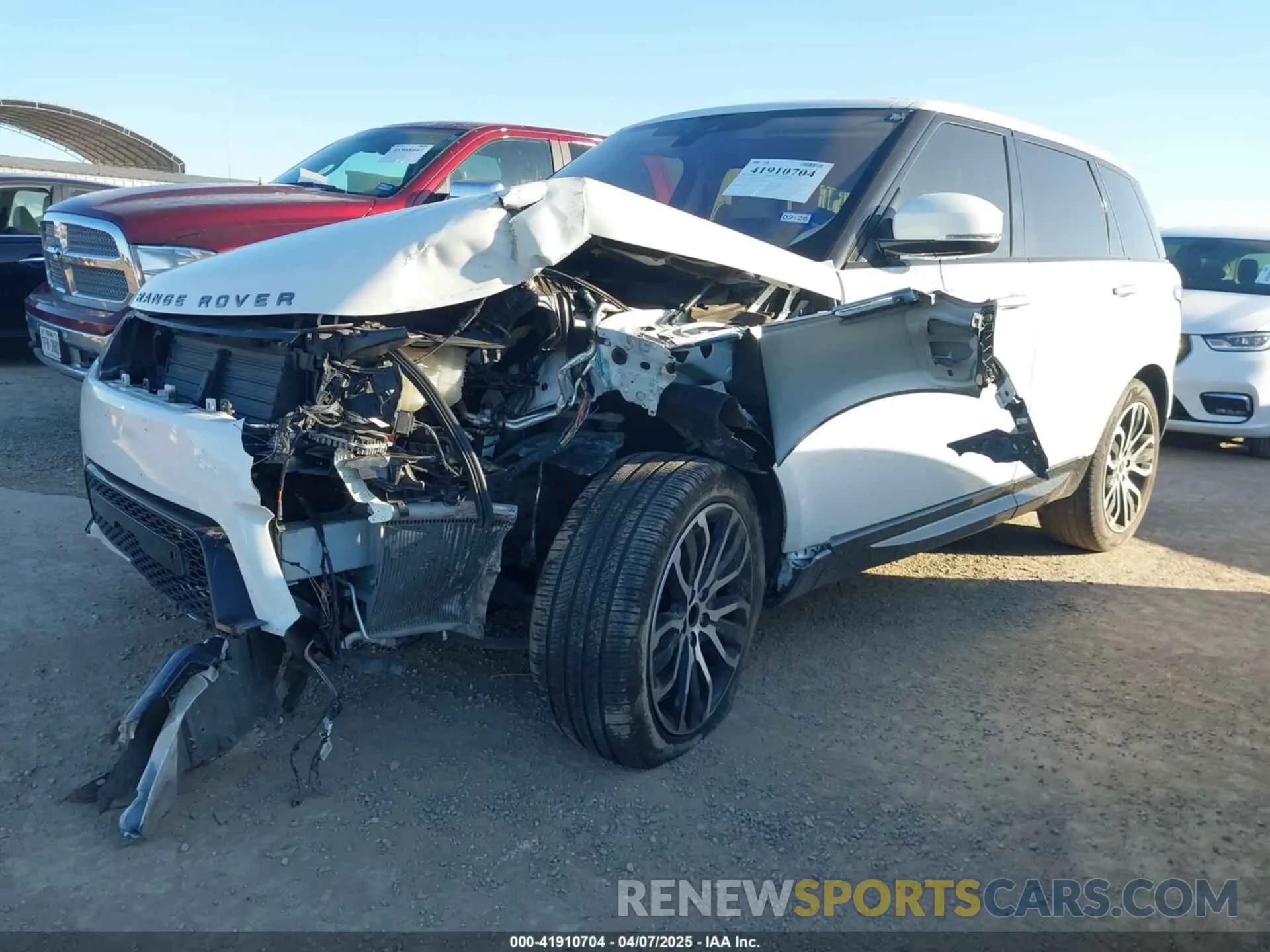 2 Photograph of a damaged car SALWR2SU9MA782691 LAND ROVER RANGE ROVER SPORT 2021