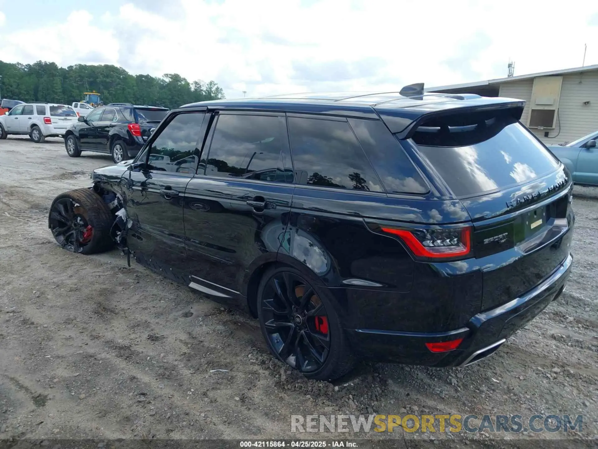 3 Фотография поврежденного автомобиля SALWS2RU5MA760519 LAND ROVER RANGE ROVER SPORT 2021