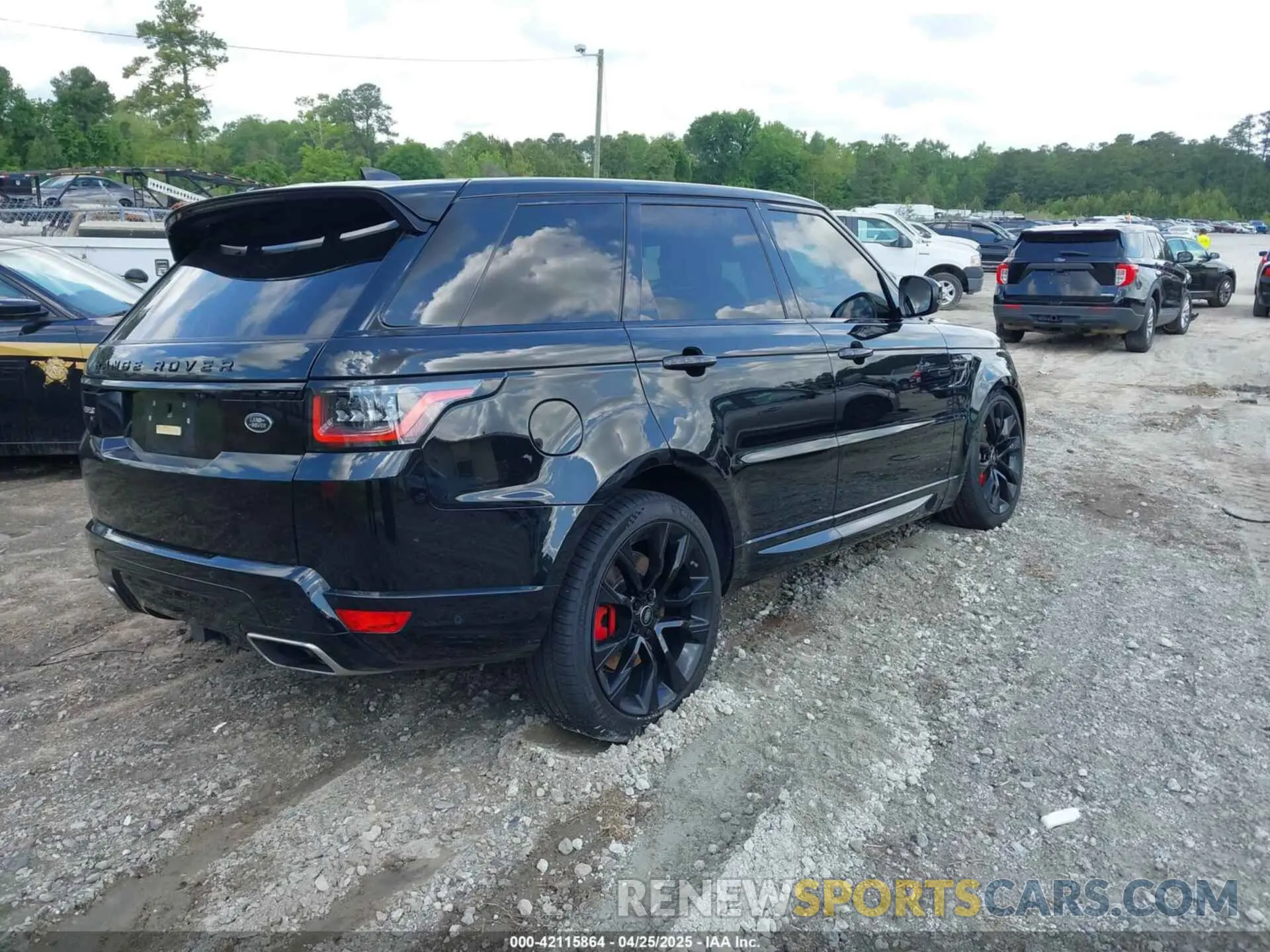 4 Фотография поврежденного автомобиля SALWS2RU5MA760519 LAND ROVER RANGE ROVER SPORT 2021