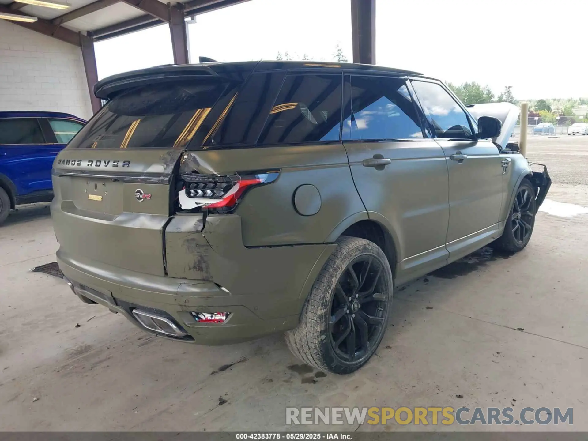 4 Фотография поврежденного автомобиля SALWZ2RE1MA781663 LAND ROVER RANGE ROVER SPORT 2021