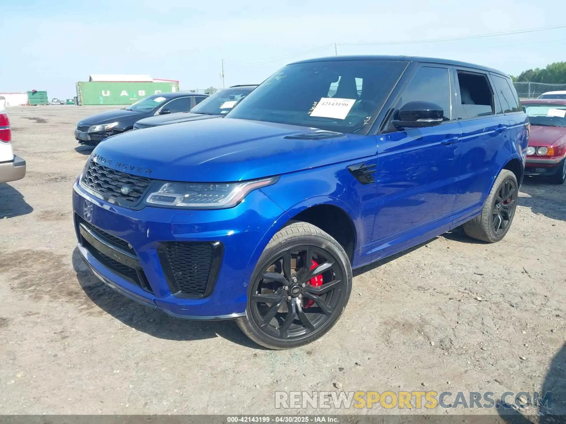 2 Фотография поврежденного автомобиля SALWZ2RE4MA781110 LAND ROVER RANGE ROVER SPORT 2021