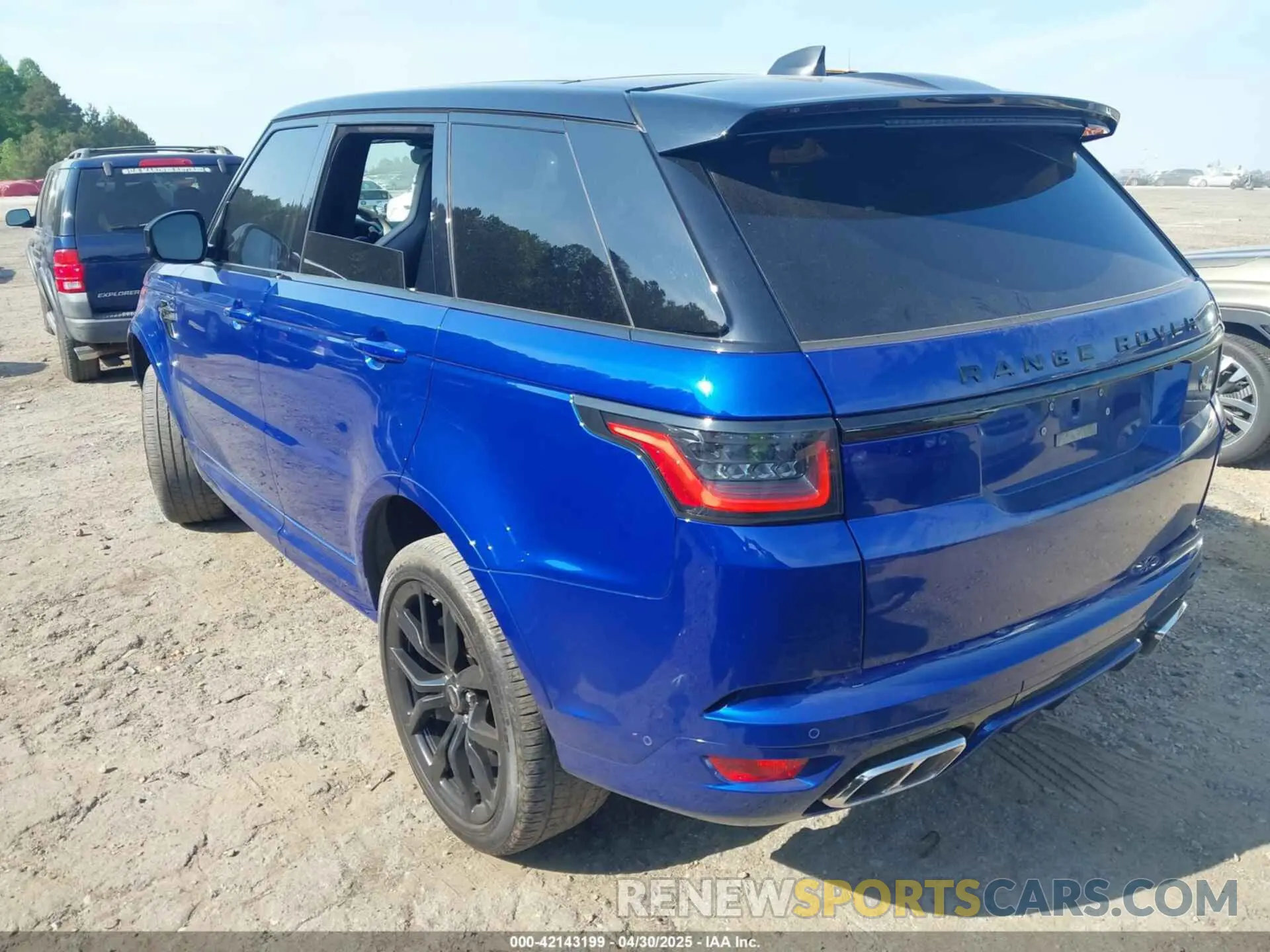 3 Фотография поврежденного автомобиля SALWZ2RE4MA781110 LAND ROVER RANGE ROVER SPORT 2021