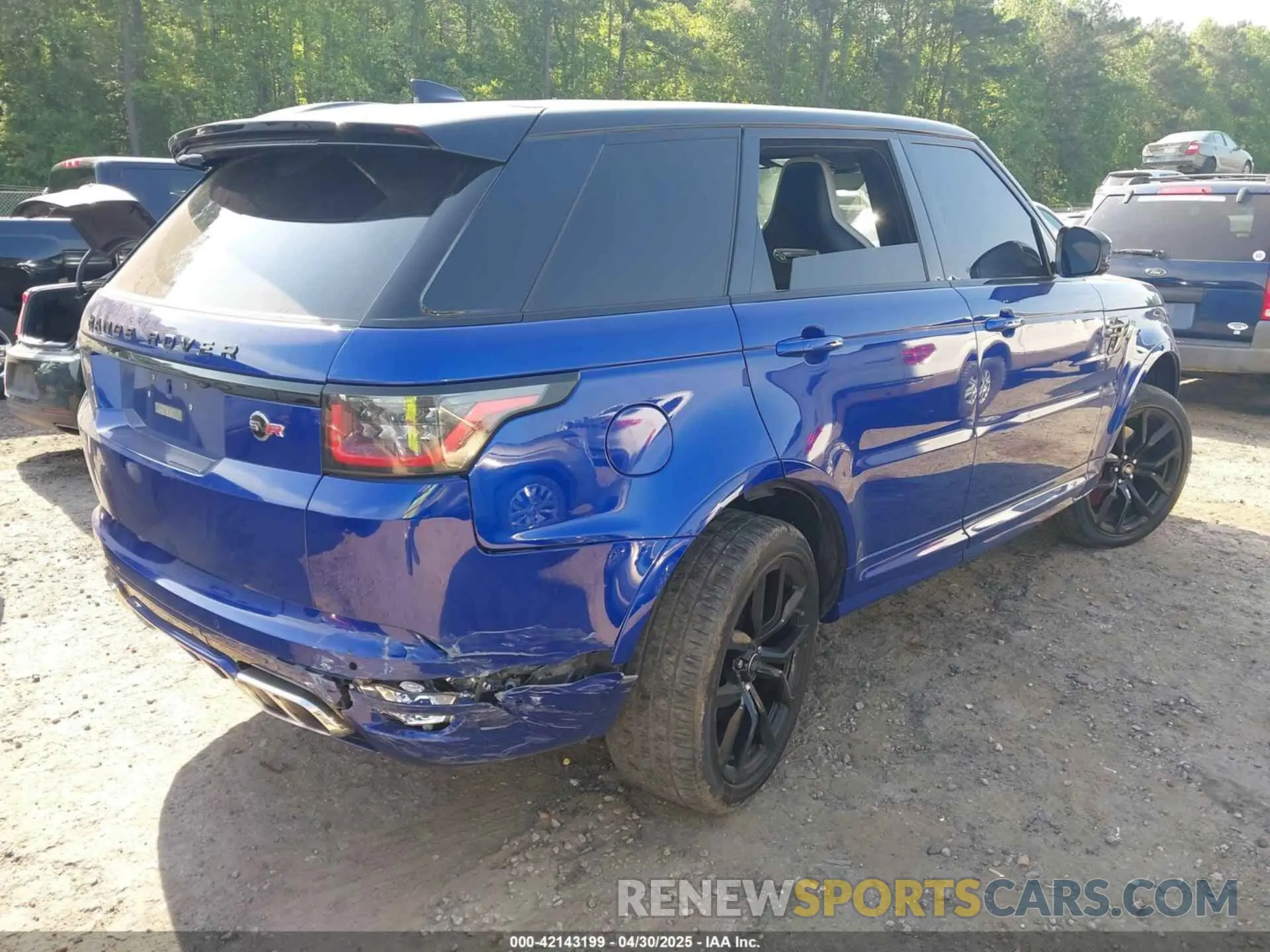 4 Фотография поврежденного автомобиля SALWZ2RE4MA781110 LAND ROVER RANGE ROVER SPORT 2021