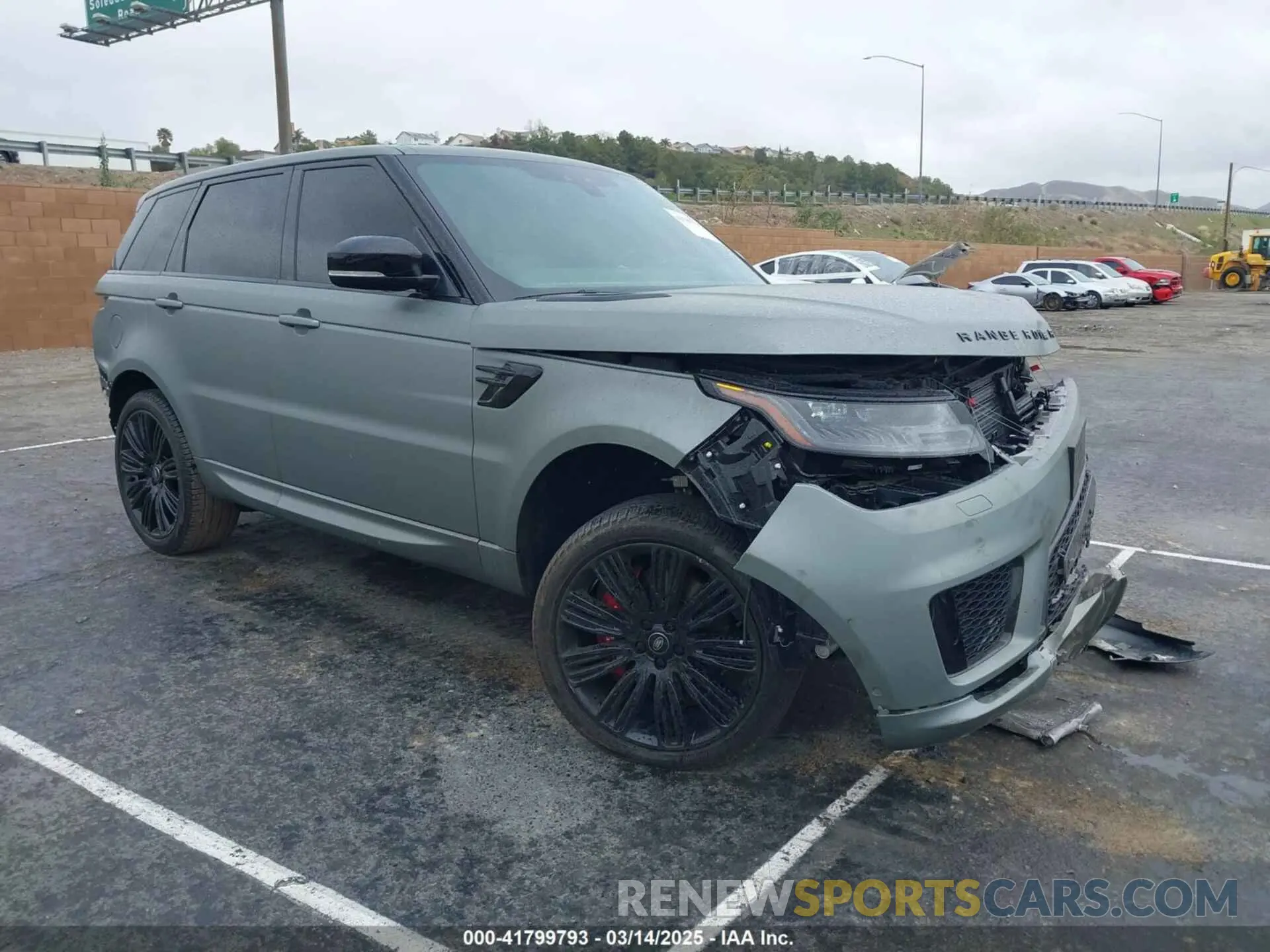 1 Photograph of a damaged car SALWR2SE7NA215082 LAND ROVER RANGE ROVER SPORT 2022