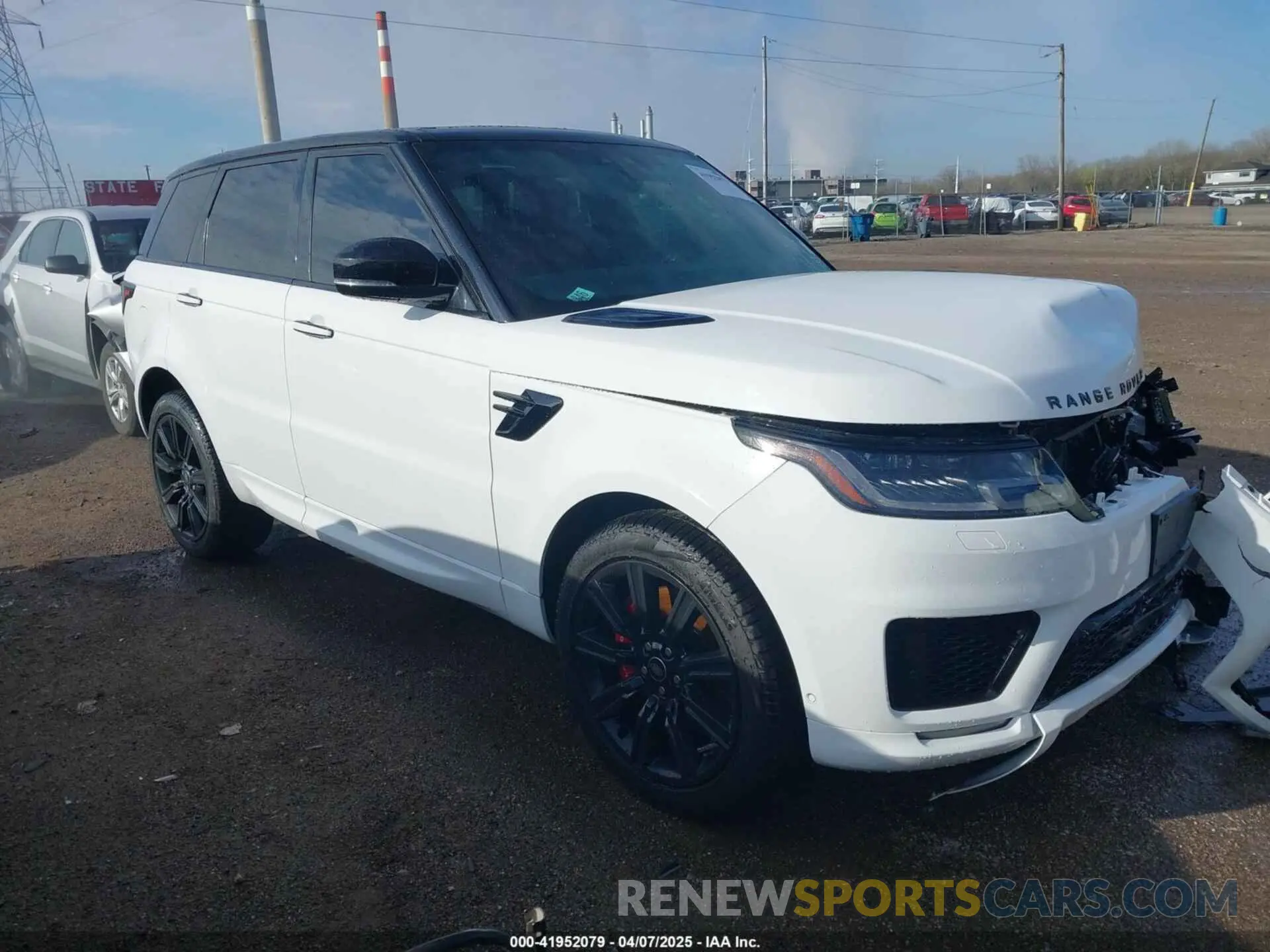 1 Photograph of a damaged car SALWS2RUXNA207365 LAND ROVER RANGE ROVER SPORT 2022