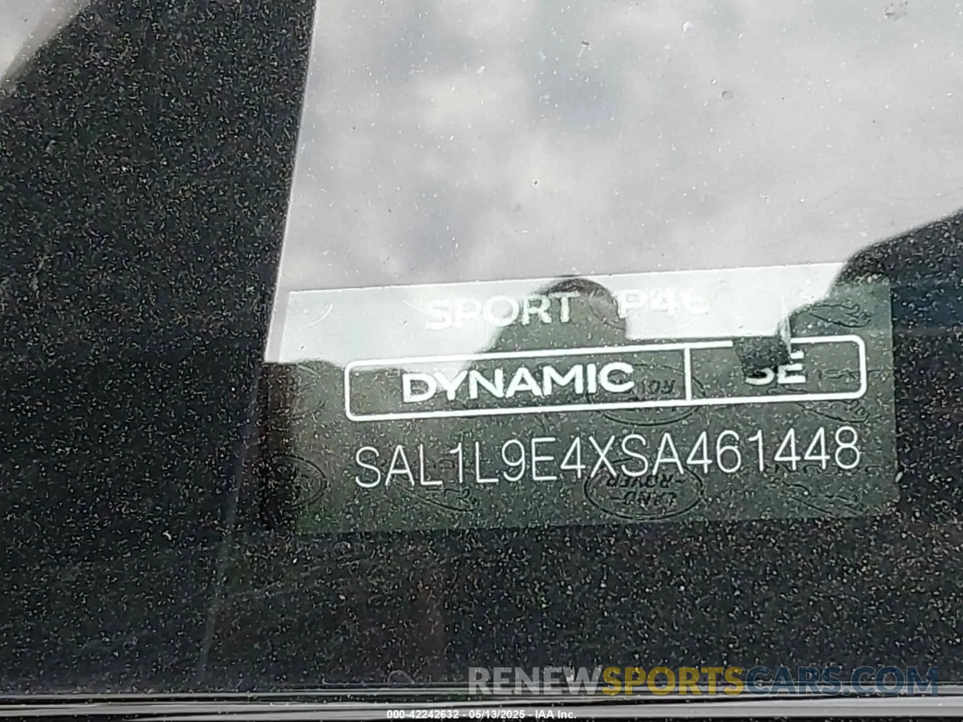 16 Фотография поврежденного автомобиля SAL1L9E4XSA461448 LAND ROVER RANGE ROVER SPORT 2025