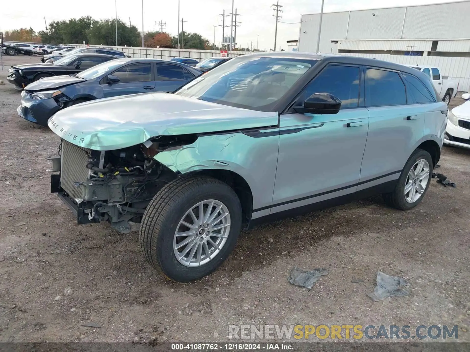 2 Фотография поврежденного автомобиля SALYA2EXXKA217384 LAND ROVER RANGE ROVER VELAR 2019