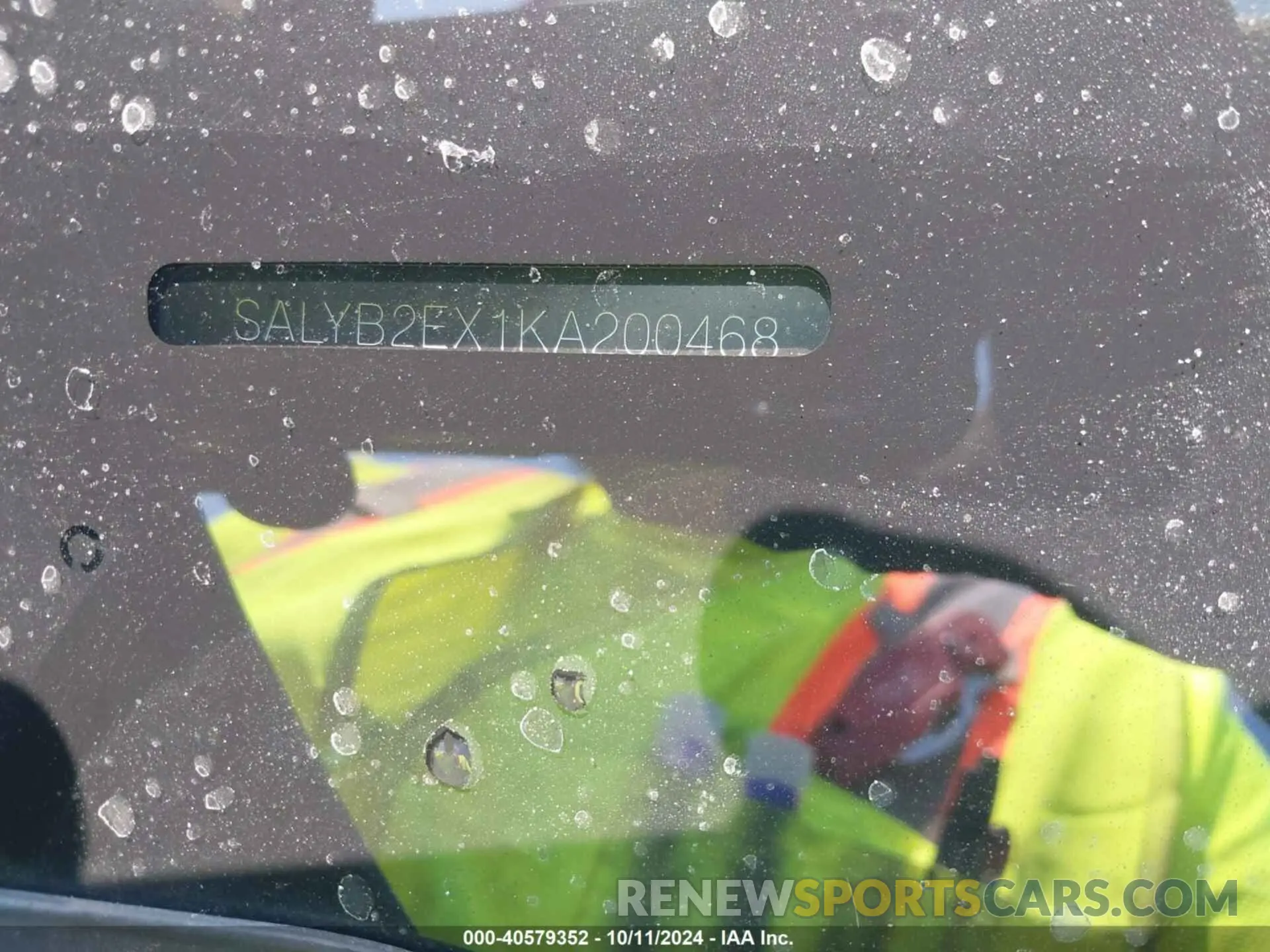9 Фотография поврежденного автомобиля SALYB2EX1KA200468 LAND ROVER RANGE ROVER VELAR 2019