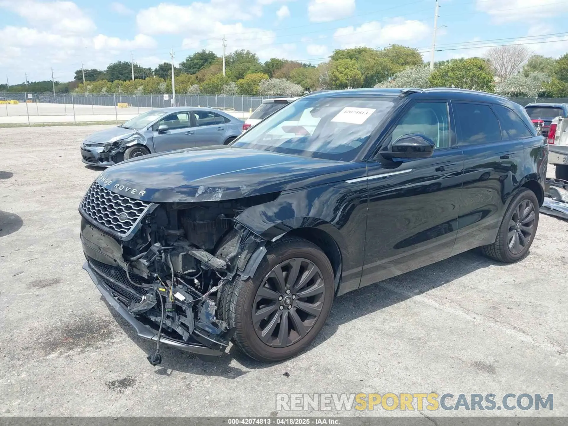 2 Фотография поврежденного автомобиля SALYB2EX7KA210115 LAND ROVER RANGE ROVER VELAR 2019
