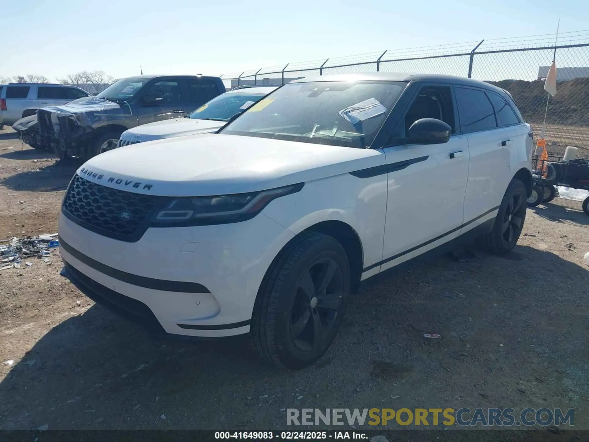 2 Фотография поврежденного автомобиля SALYB2EXXKA795871 LAND ROVER RANGE ROVER VELAR 2019