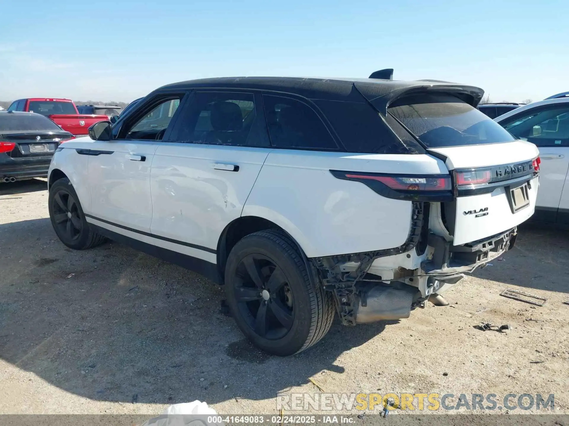 3 Фотография поврежденного автомобиля SALYB2EXXKA795871 LAND ROVER RANGE ROVER VELAR 2019