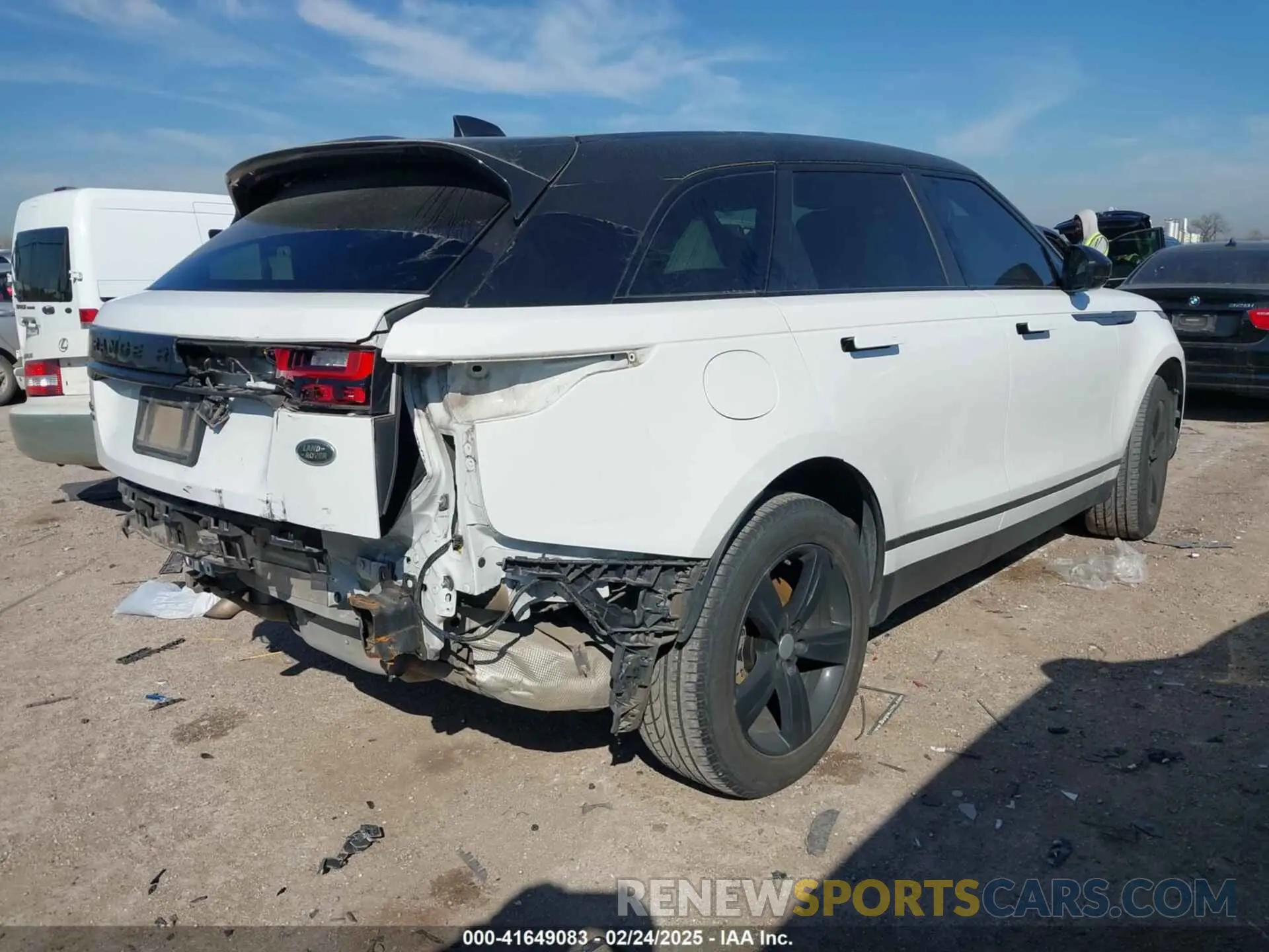 4 Фотография поврежденного автомобиля SALYB2EXXKA795871 LAND ROVER RANGE ROVER VELAR 2019