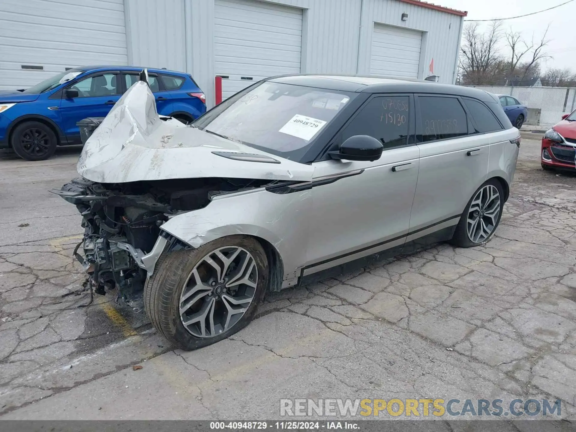 2 Photograph of a damaged car SALYL2EV7KA795130 LAND ROVER RANGE ROVER VELAR 2019