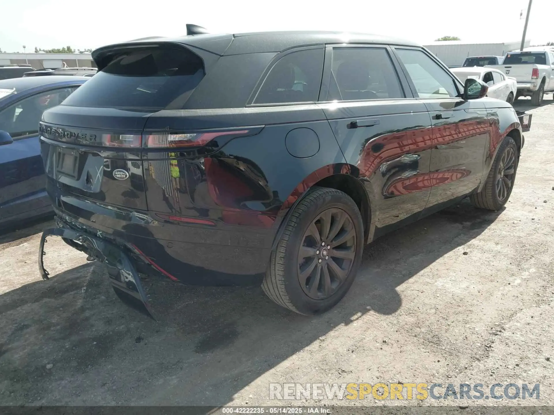 4 Фотография поврежденного автомобиля SALYL2EX6KA791605 LAND ROVER RANGE ROVER VELAR 2019