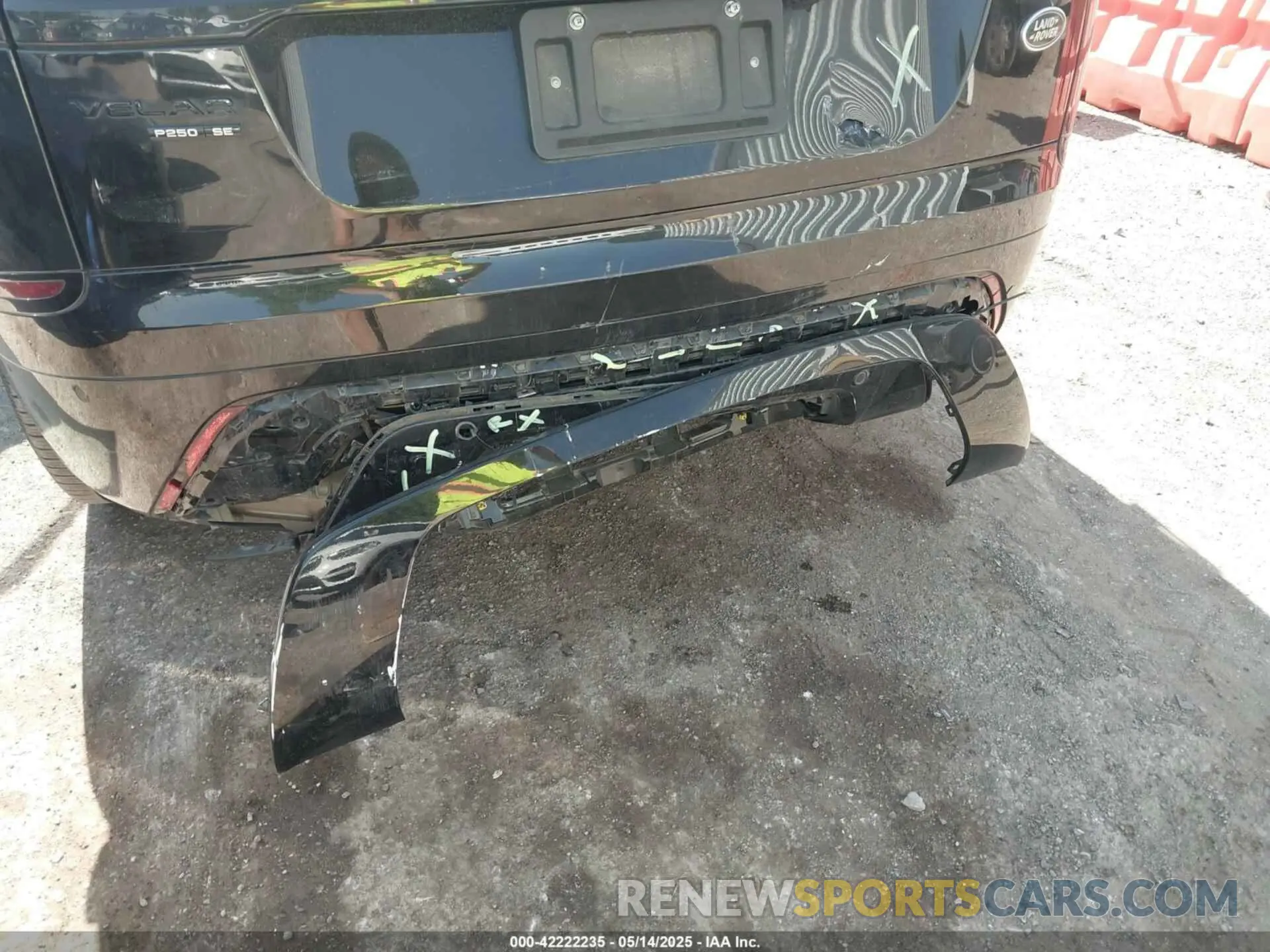 6 Фотография поврежденного автомобиля SALYL2EX6KA791605 LAND ROVER RANGE ROVER VELAR 2019