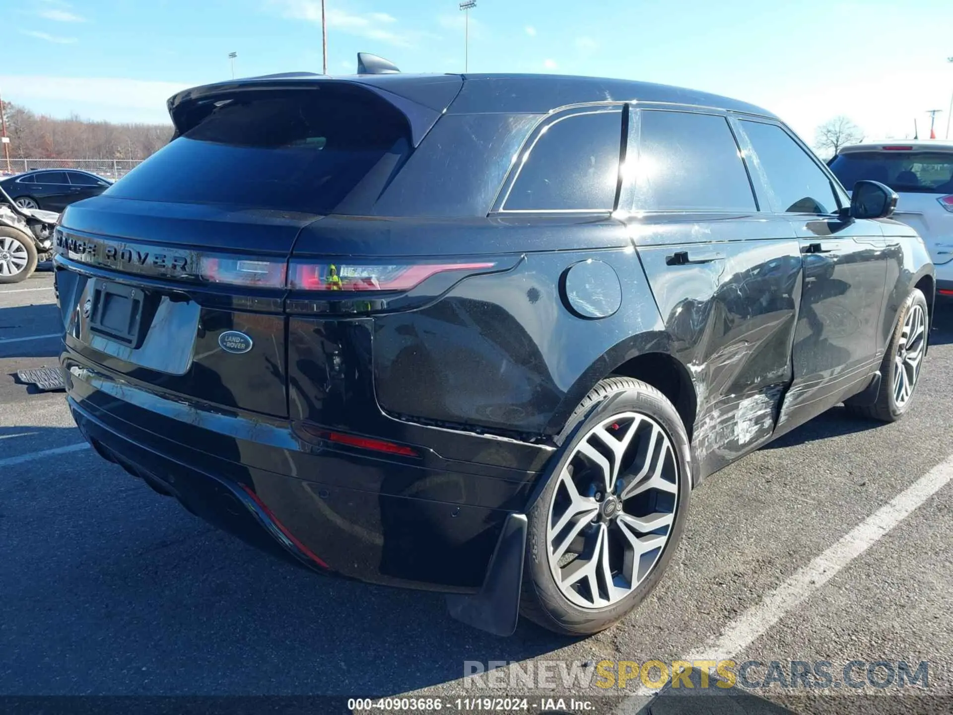 4 Фотография поврежденного автомобиля SALYL2EX6KA796383 LAND ROVER RANGE ROVER VELAR 2019