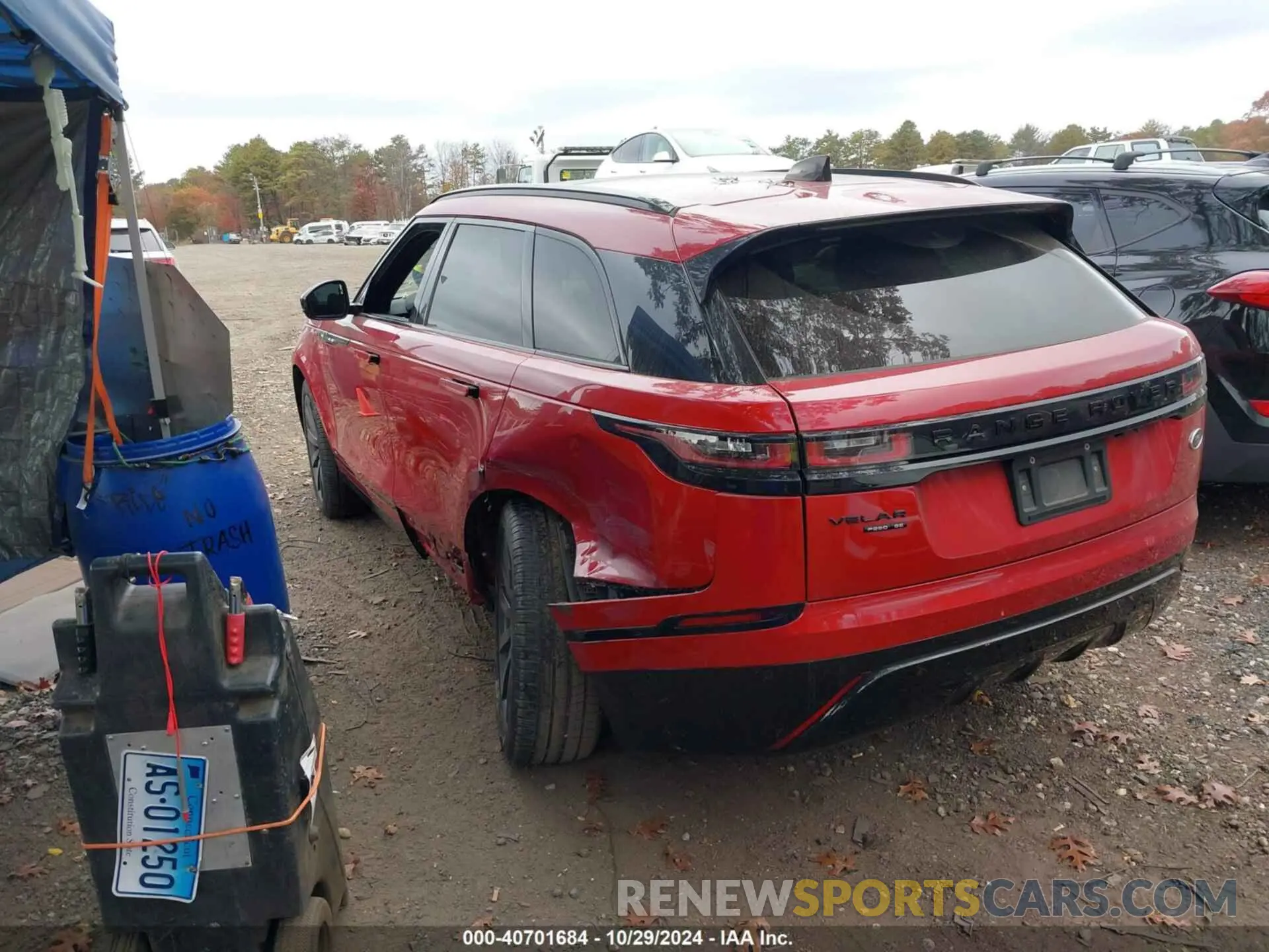 3 Photograph of a damaged car SALYL2EX7KA797283 LAND ROVER RANGE ROVER VELAR 2019