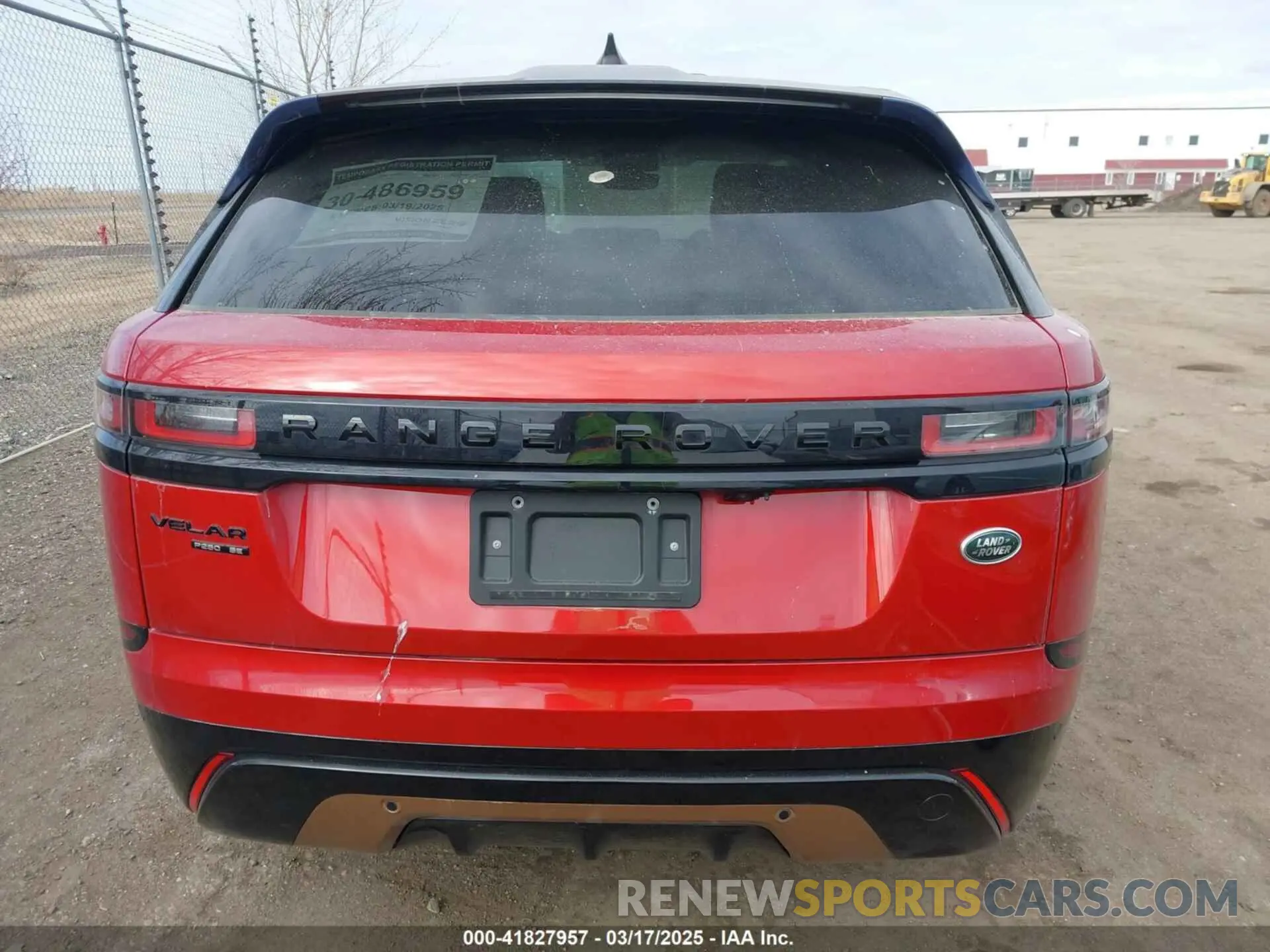 17 Фотография поврежденного автомобиля SALYL2EX8KA783134 LAND ROVER RANGE ROVER VELAR 2019