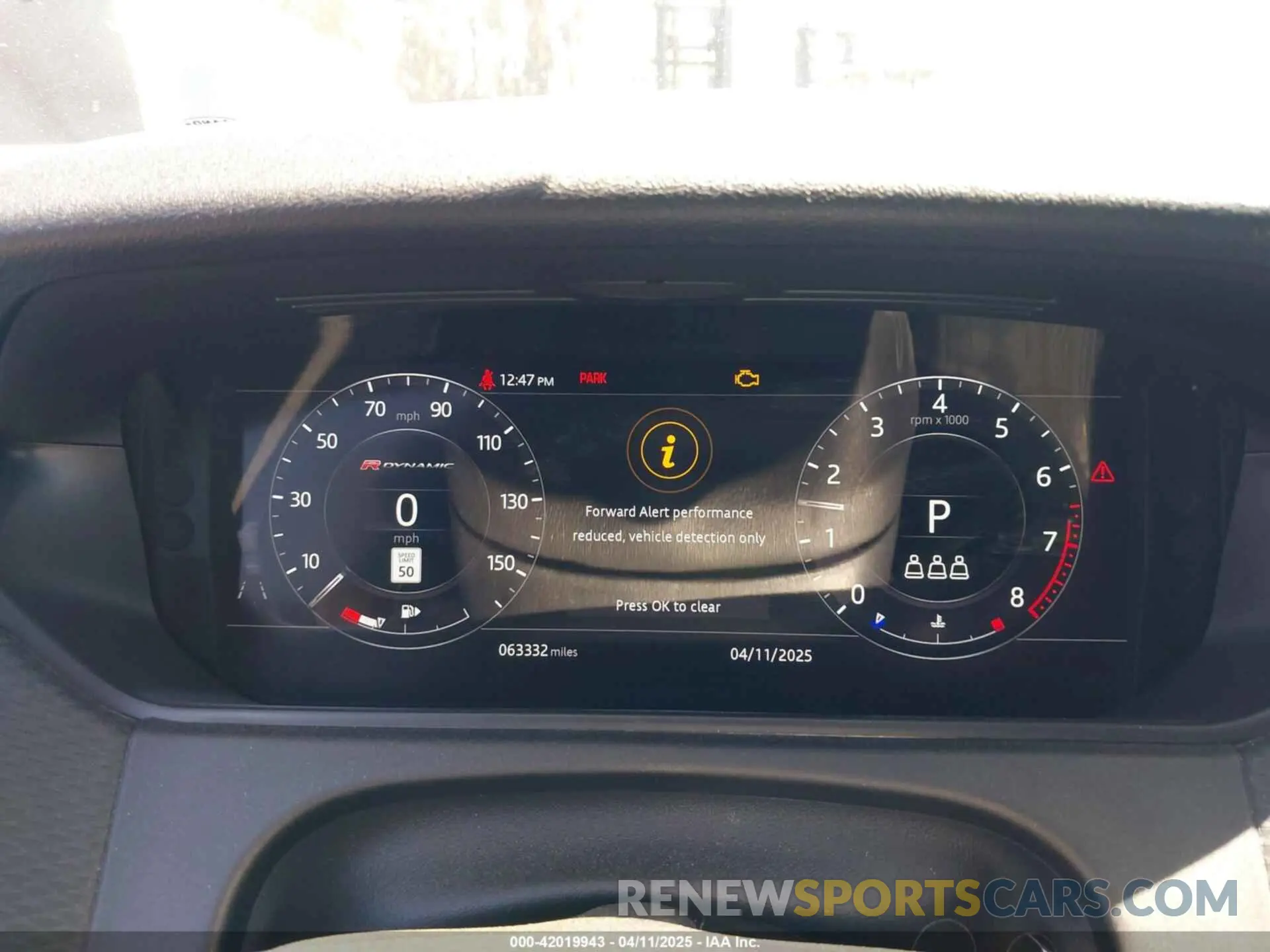 7 Photograph of a damaged car SALYL2EXXKA217654 LAND ROVER RANGE ROVER VELAR 2019