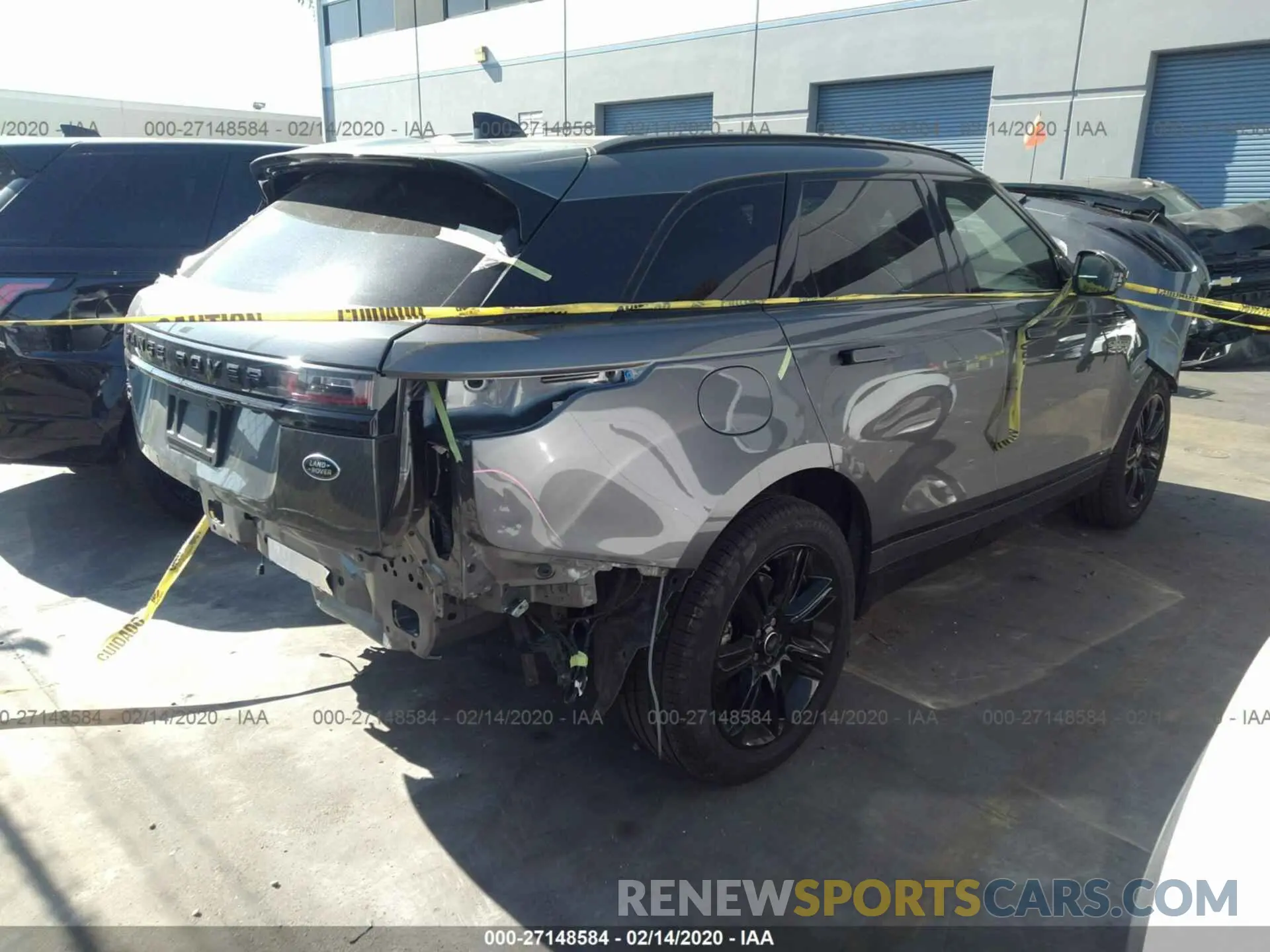 4 Photograph of a damaged car SALYL2EXXKA227911 LAND ROVER RANGE ROVER VELAR 2019