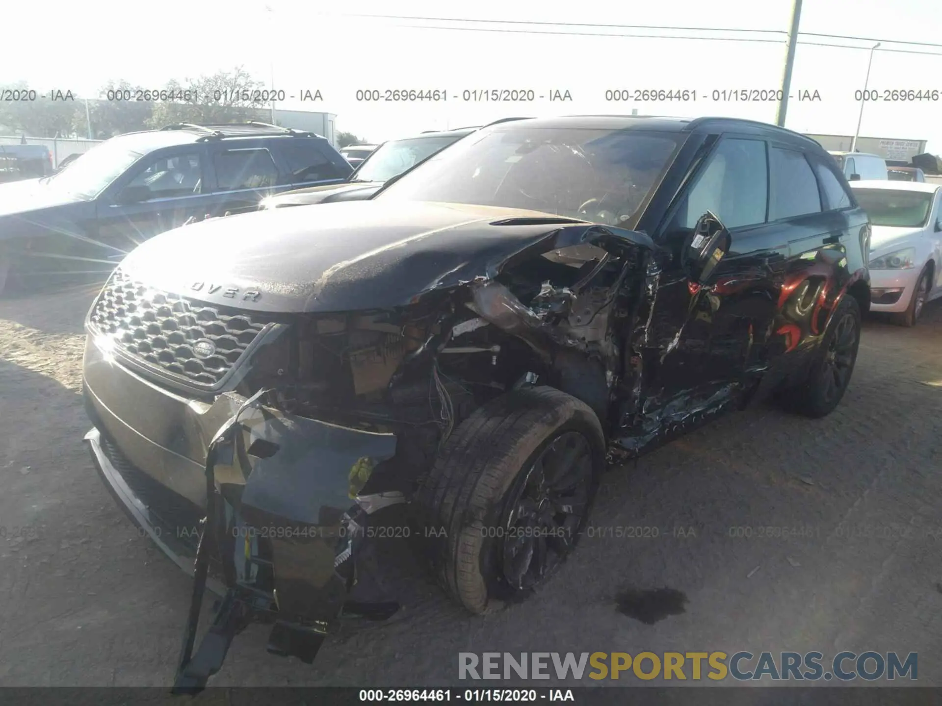2 Photograph of a damaged car SALYL2EXXKA793910 LAND ROVER RANGE ROVER VELAR 2019