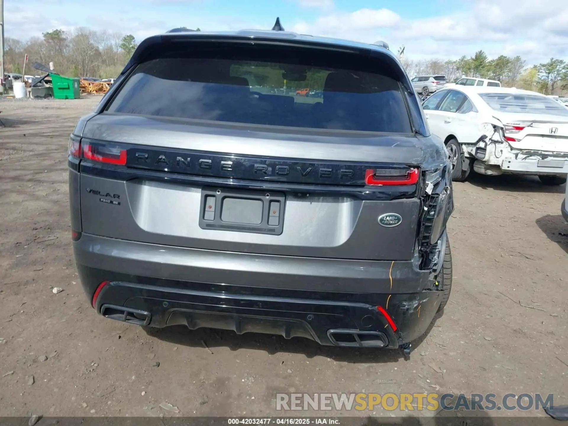 16 Фотография поврежденного автомобиля SALYL2FV3KA226306 LAND ROVER RANGE ROVER VELAR 2019