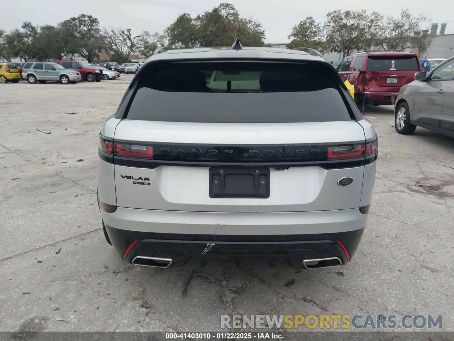 16 Photograph of a damaged car SALYL2FVXKA213746 LAND ROVER RANGE ROVER VELAR 2019