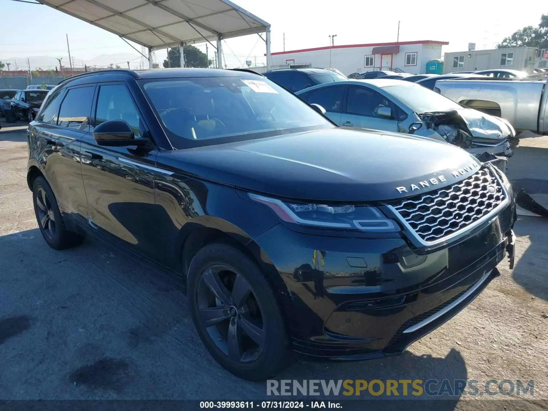 1 Photograph of a damaged car SALYB2EX2LA290537 LAND ROVER RANGE ROVER VELAR 2020