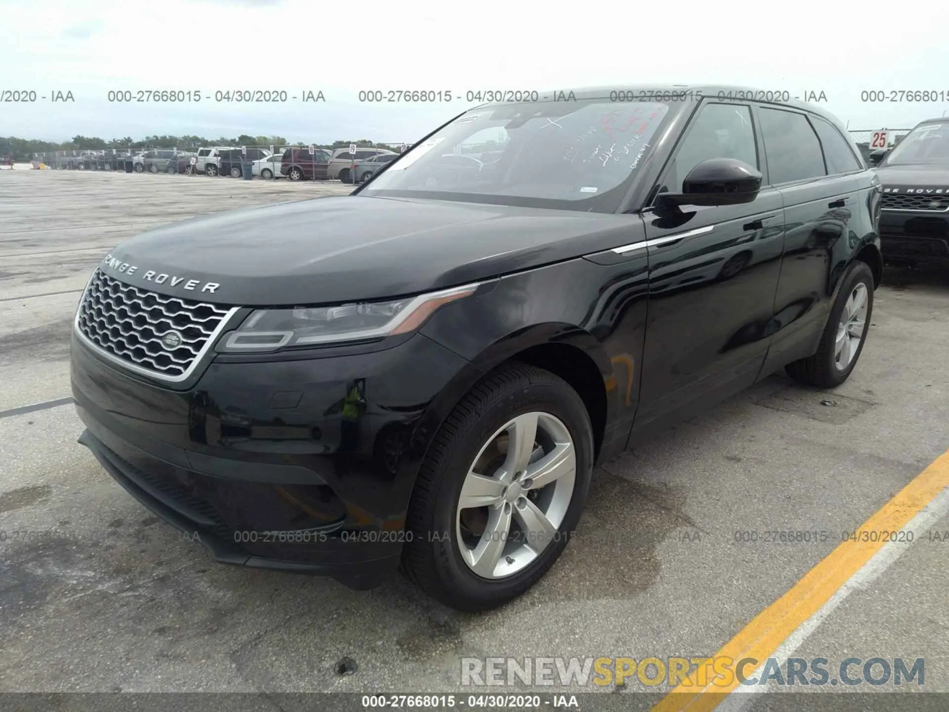 2 Photograph of a damaged car SALYB2EX8LA254691 LAND ROVER RANGE ROVER VELAR 2020