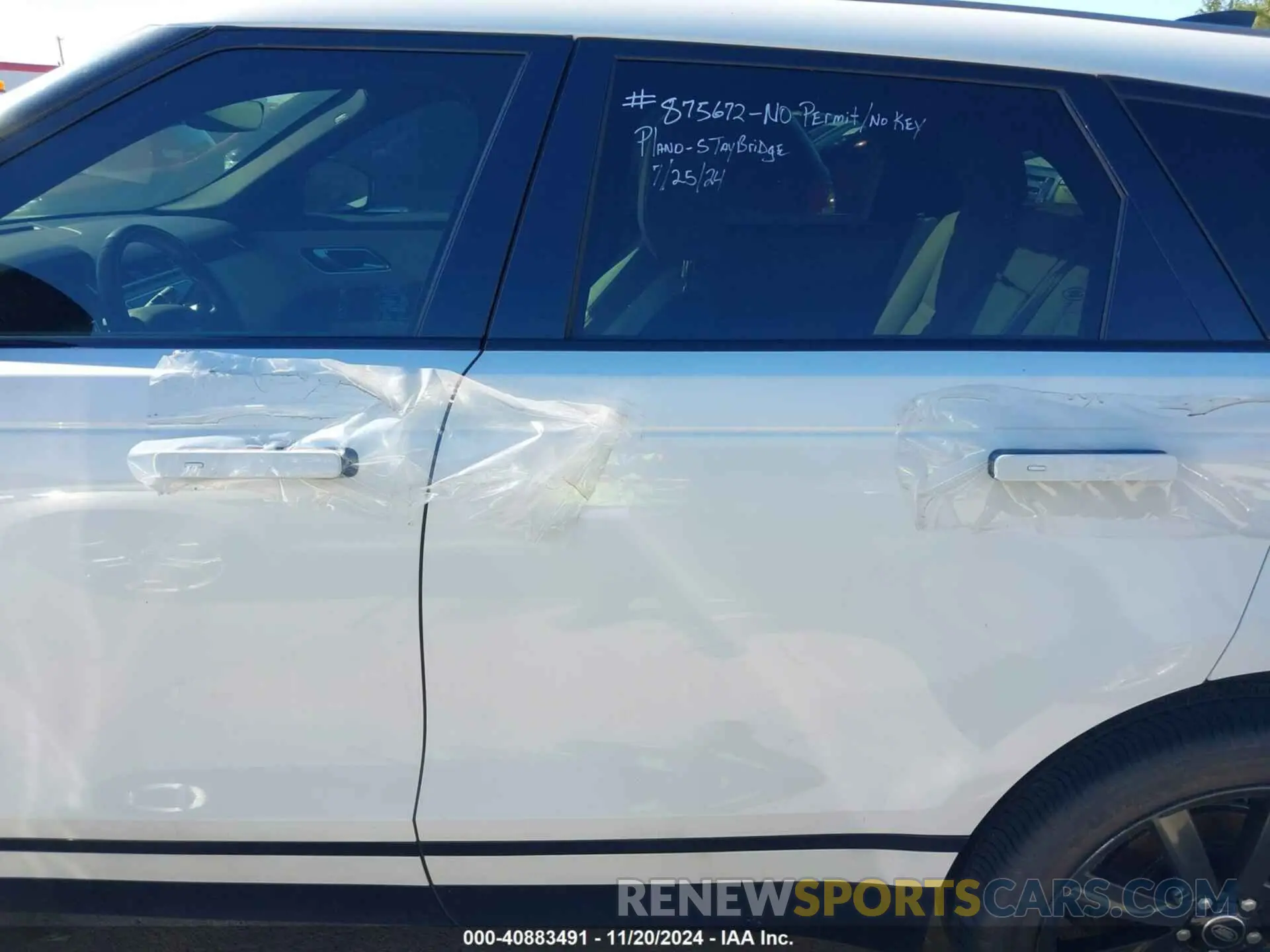 13 Photograph of a damaged car SALYK2EX3LA238074 LAND ROVER RANGE ROVER VELAR 2020