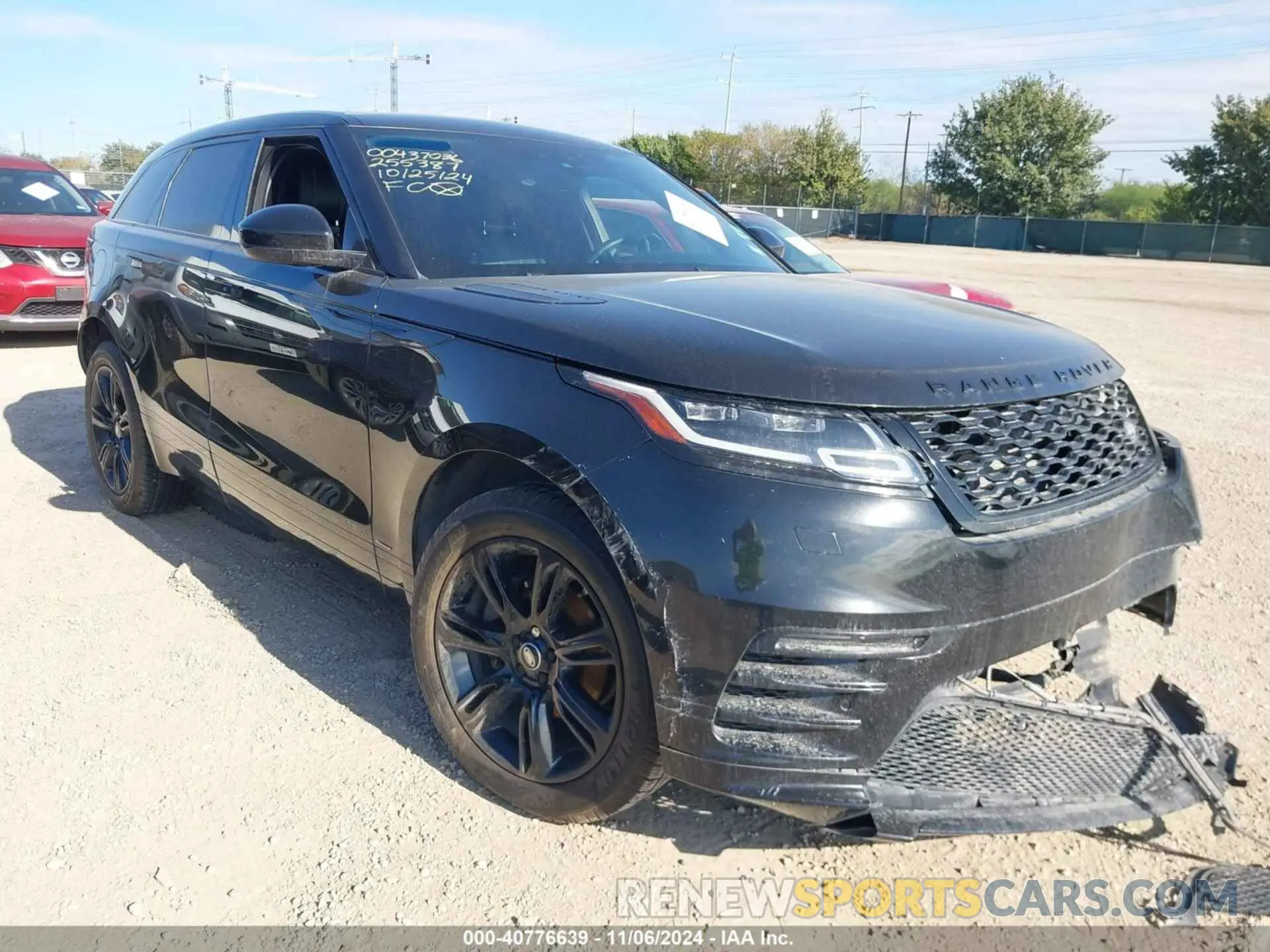 1 Фотография поврежденного автомобиля SALYK2EXXLA255387 LAND ROVER RANGE ROVER VELAR 2020