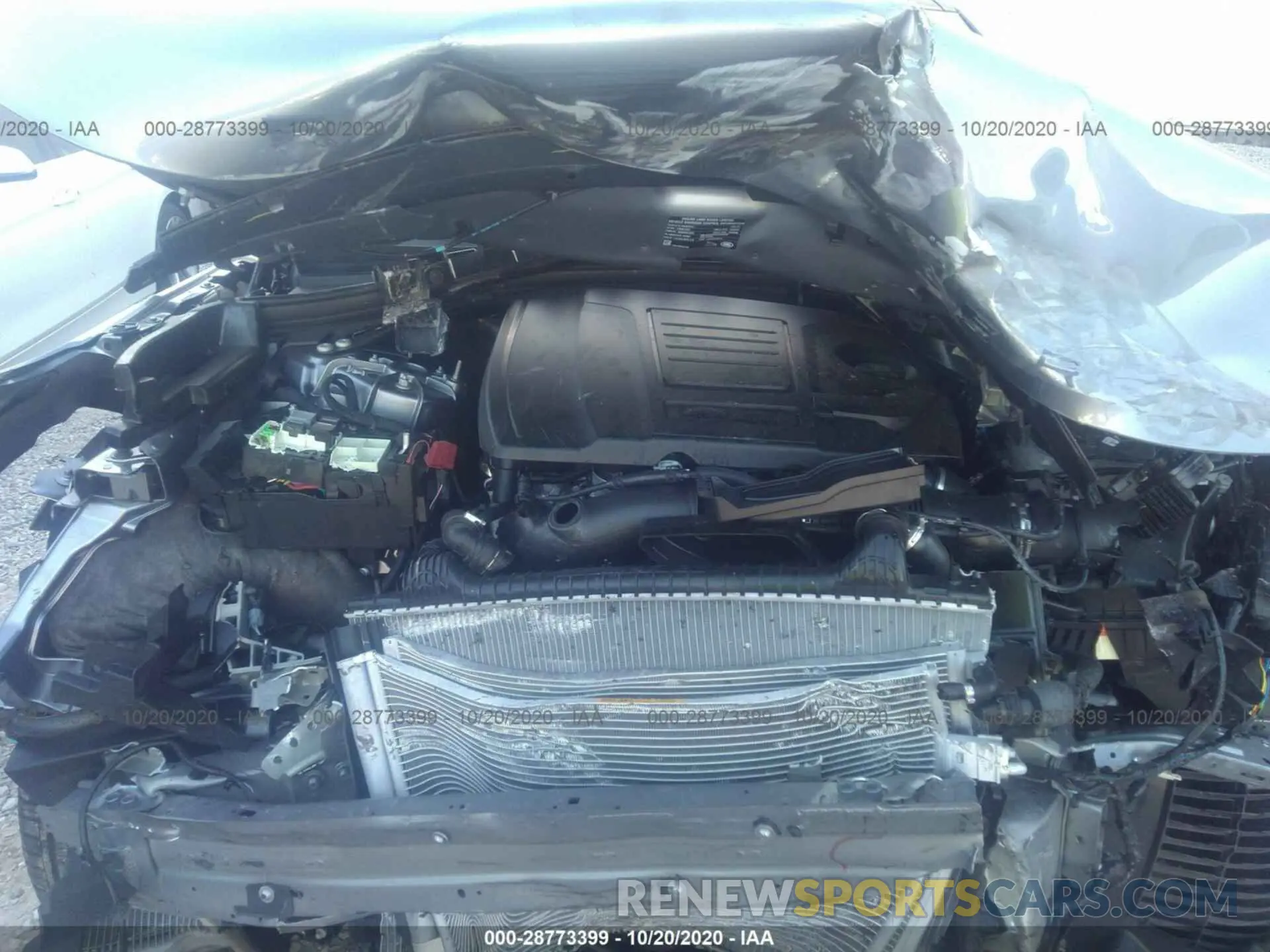 10 Photograph of a damaged car SALYK2EXXLA283366 LAND ROVER RANGE ROVER VELAR 2020