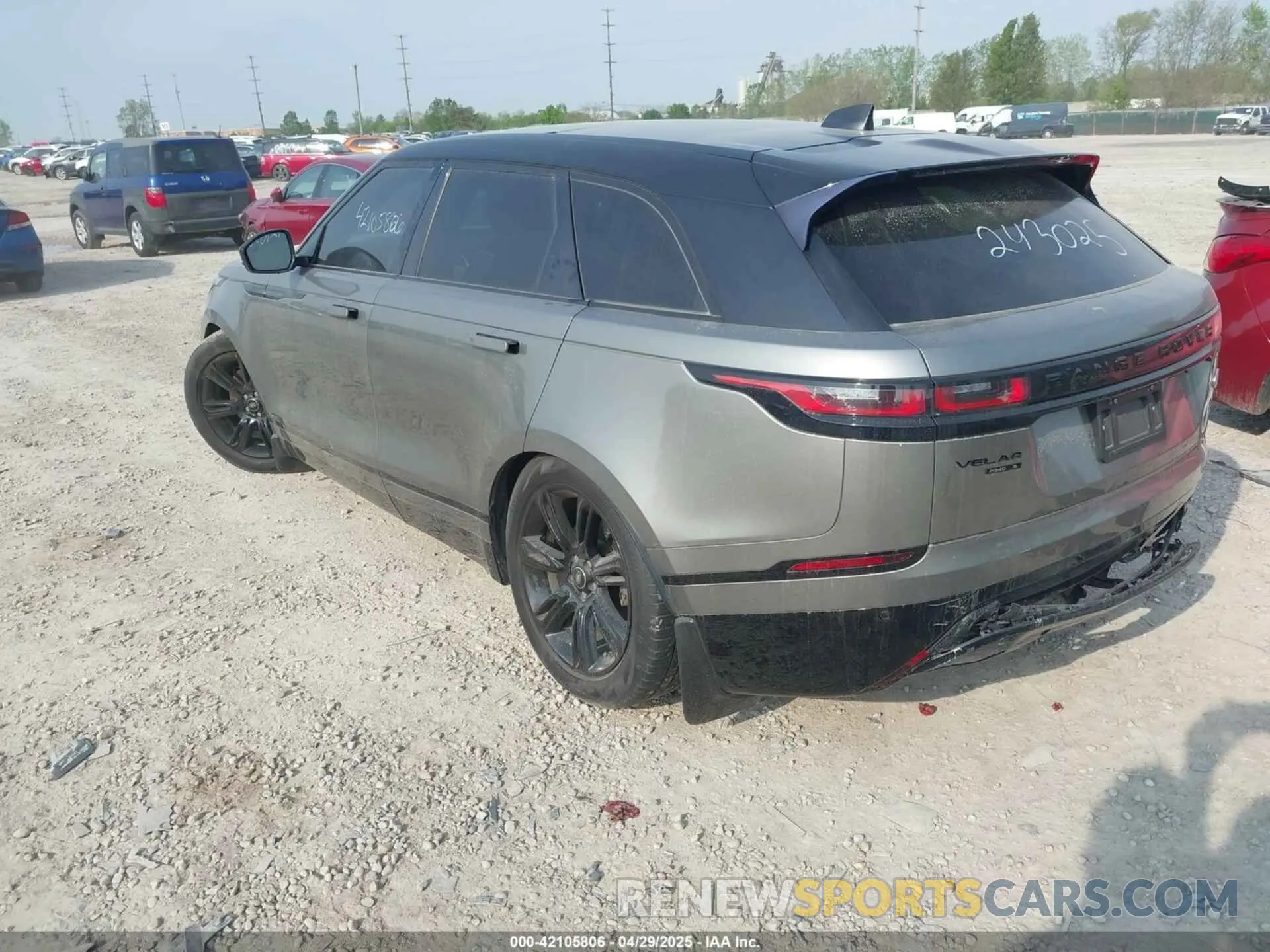 3 Фотография поврежденного автомобиля SALYK2FV8LA243025 LAND ROVER RANGE ROVER VELAR 2020