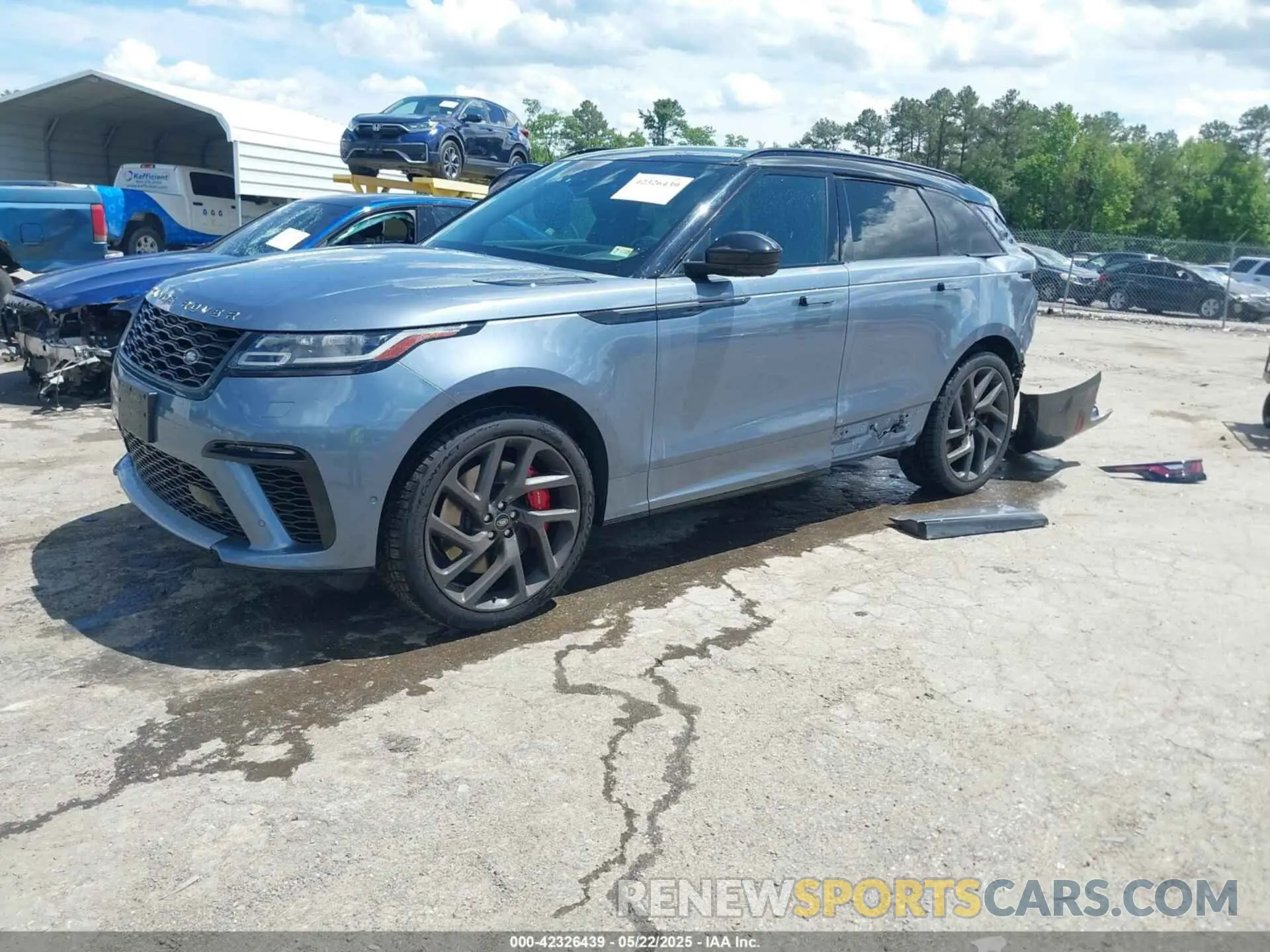 2 Фотография поврежденного автомобиля SALYU2EE1LA258140 LAND ROVER RANGE ROVER VELAR 2020