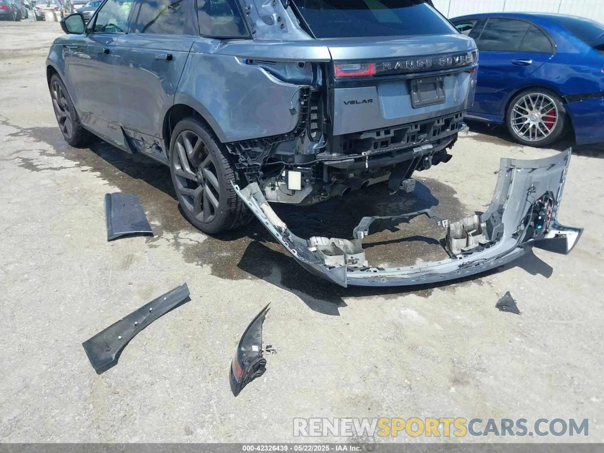 6 Фотография поврежденного автомобиля SALYU2EE1LA258140 LAND ROVER RANGE ROVER VELAR 2020