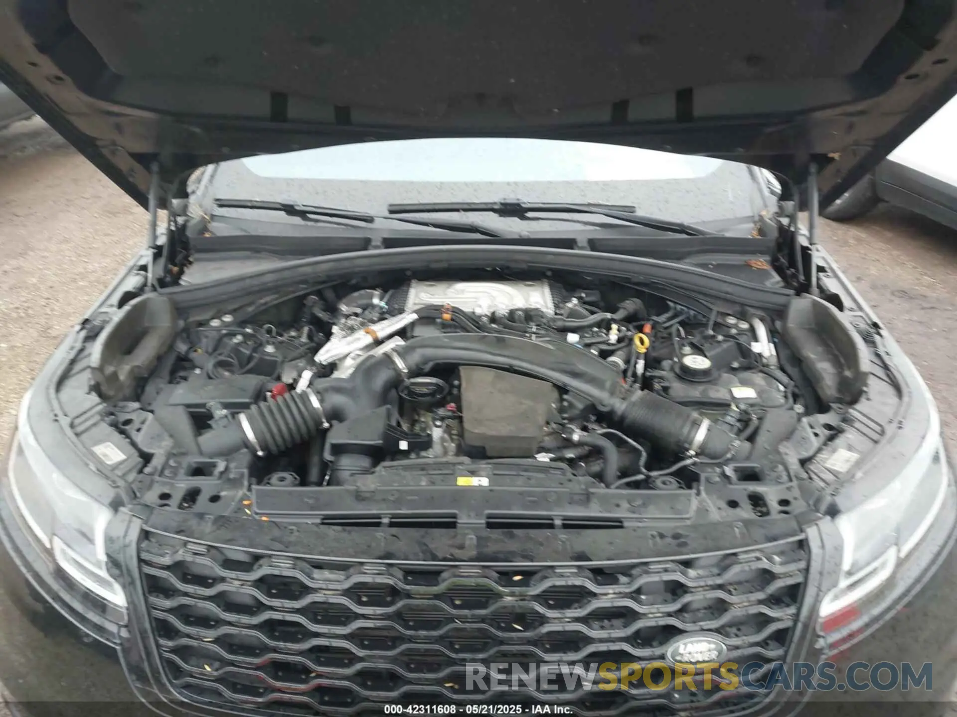 10 Фотография поврежденного автомобиля SALYT2EU0MA299368 LAND ROVER RANGE ROVER VELAR 2021