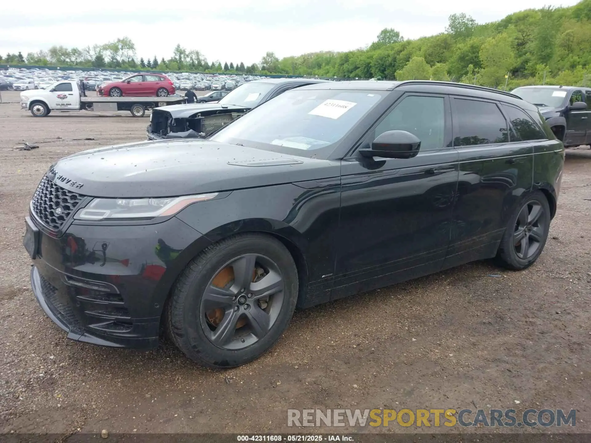 2 Фотография поврежденного автомобиля SALYT2EU0MA299368 LAND ROVER RANGE ROVER VELAR 2021