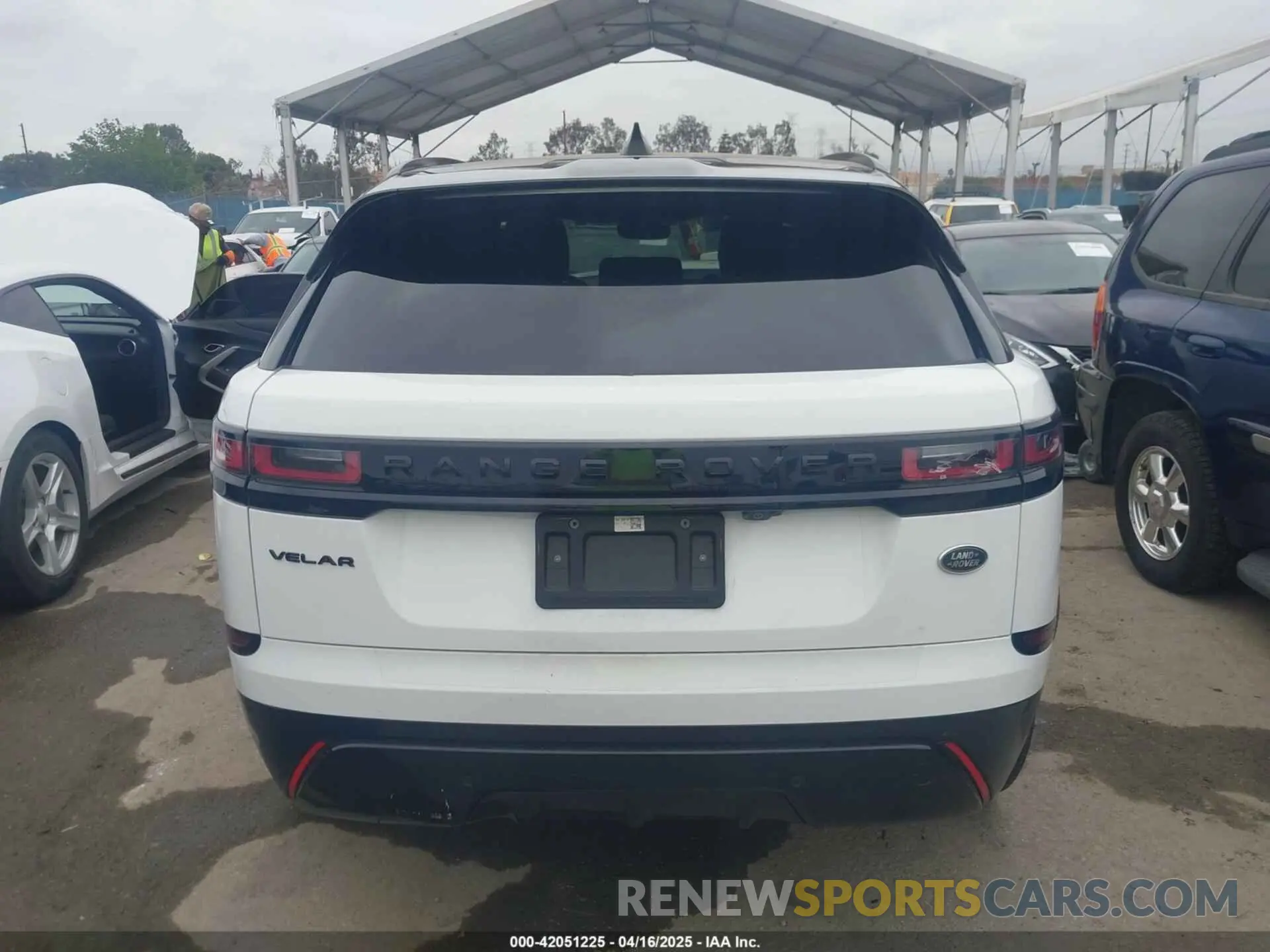 16 Фотография поврежденного автомобиля SALYT2EX0MA313814 LAND ROVER RANGE ROVER VELAR 2021