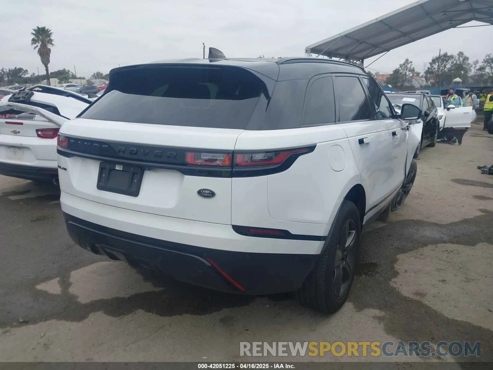 4 Фотография поврежденного автомобиля SALYT2EX0MA313814 LAND ROVER RANGE ROVER VELAR 2021