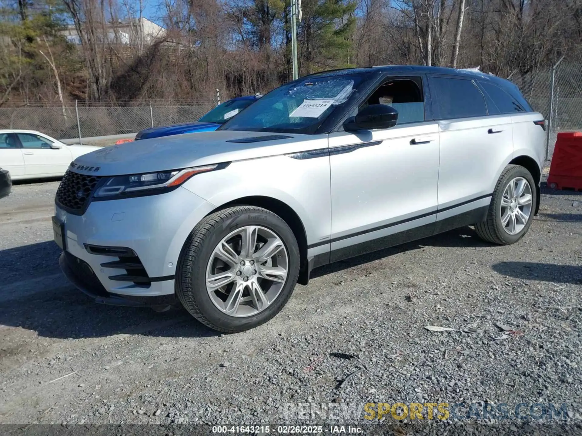 2 Фотография поврежденного автомобиля SALYT2EX1MA306855 LAND ROVER RANGE ROVER VELAR 2021