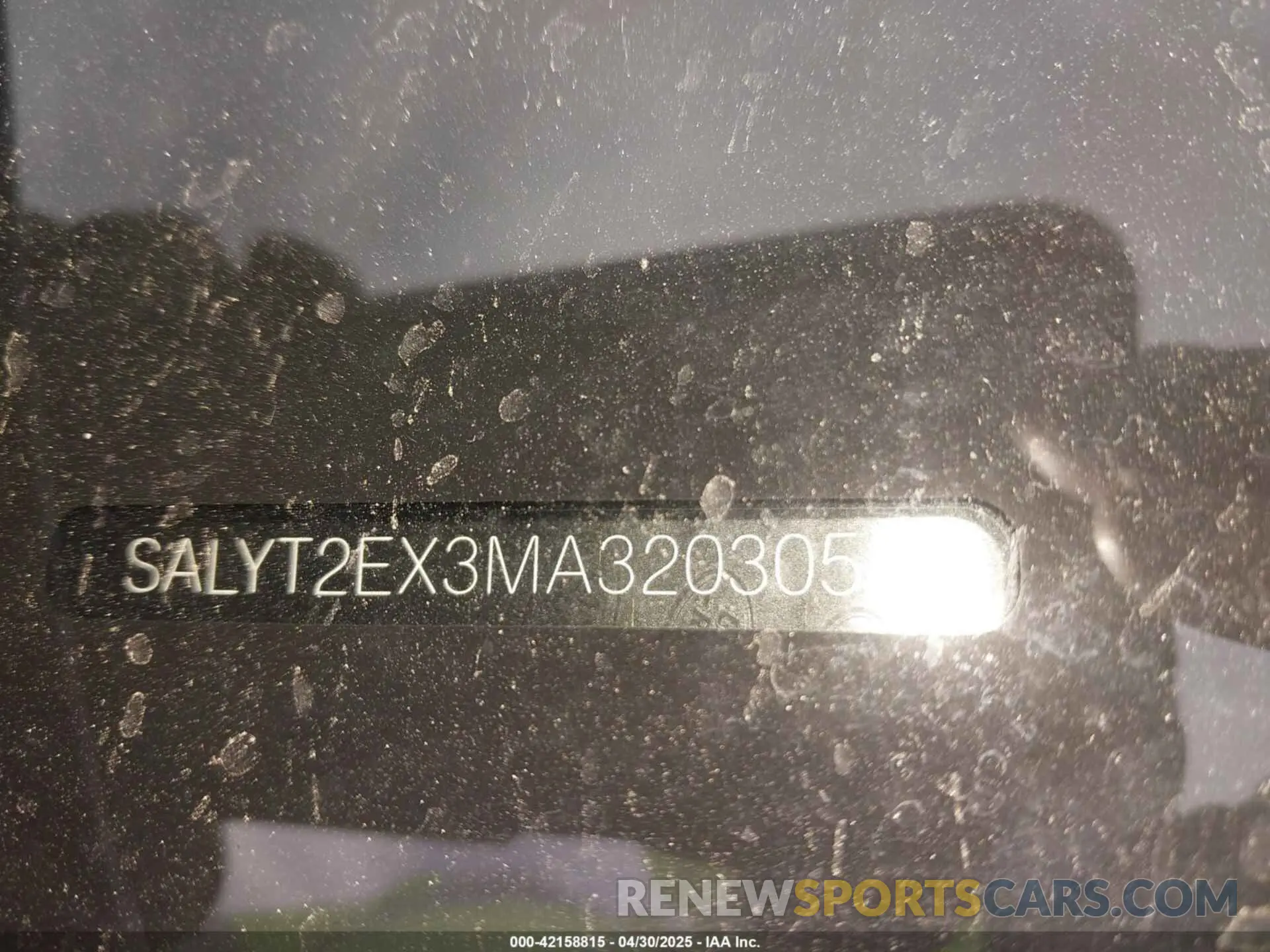 9 Photograph of a damaged car SALYT2EX3MA320305 LAND ROVER RANGE ROVER VELAR 2021