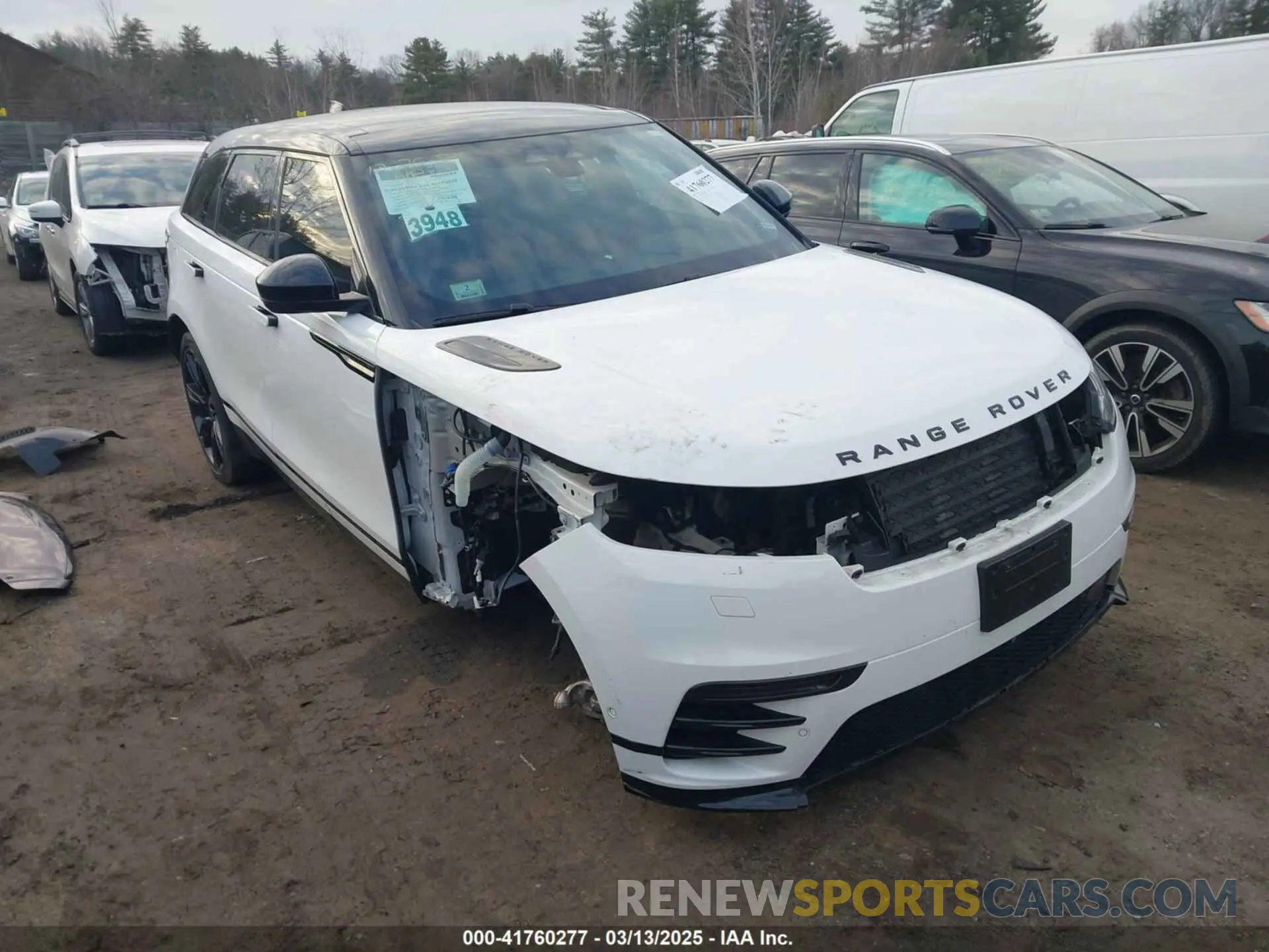 1 Photograph of a damaged car SALYT2EX5MA321200 LAND ROVER RANGE ROVER VELAR 2021