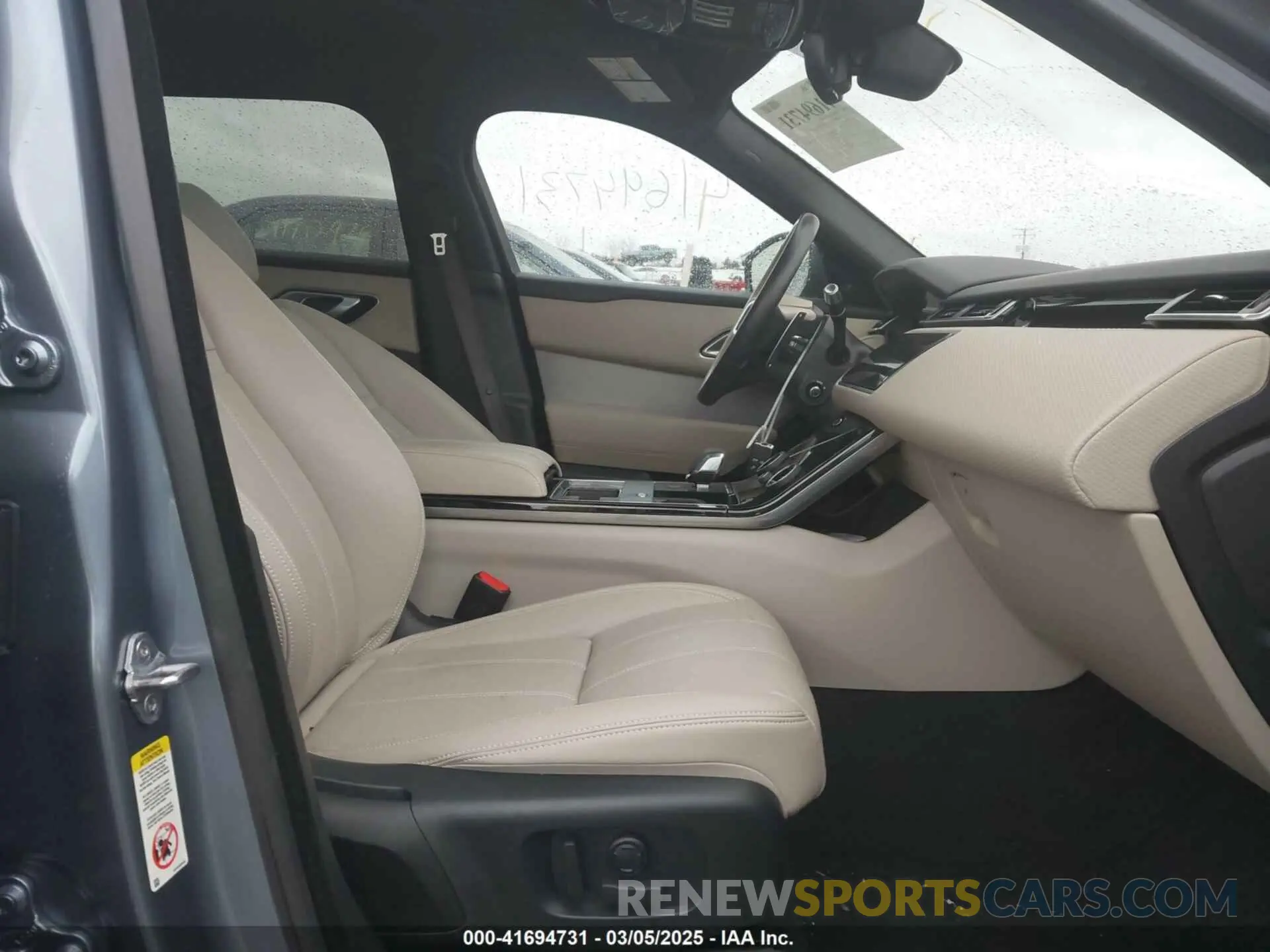 5 Photograph of a damaged car SALYT2EX7MA313759 LAND ROVER RANGE ROVER VELAR 2021