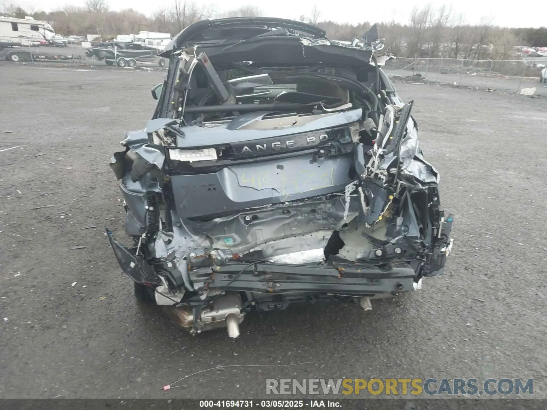 6 Photograph of a damaged car SALYT2EX7MA313759 LAND ROVER RANGE ROVER VELAR 2021