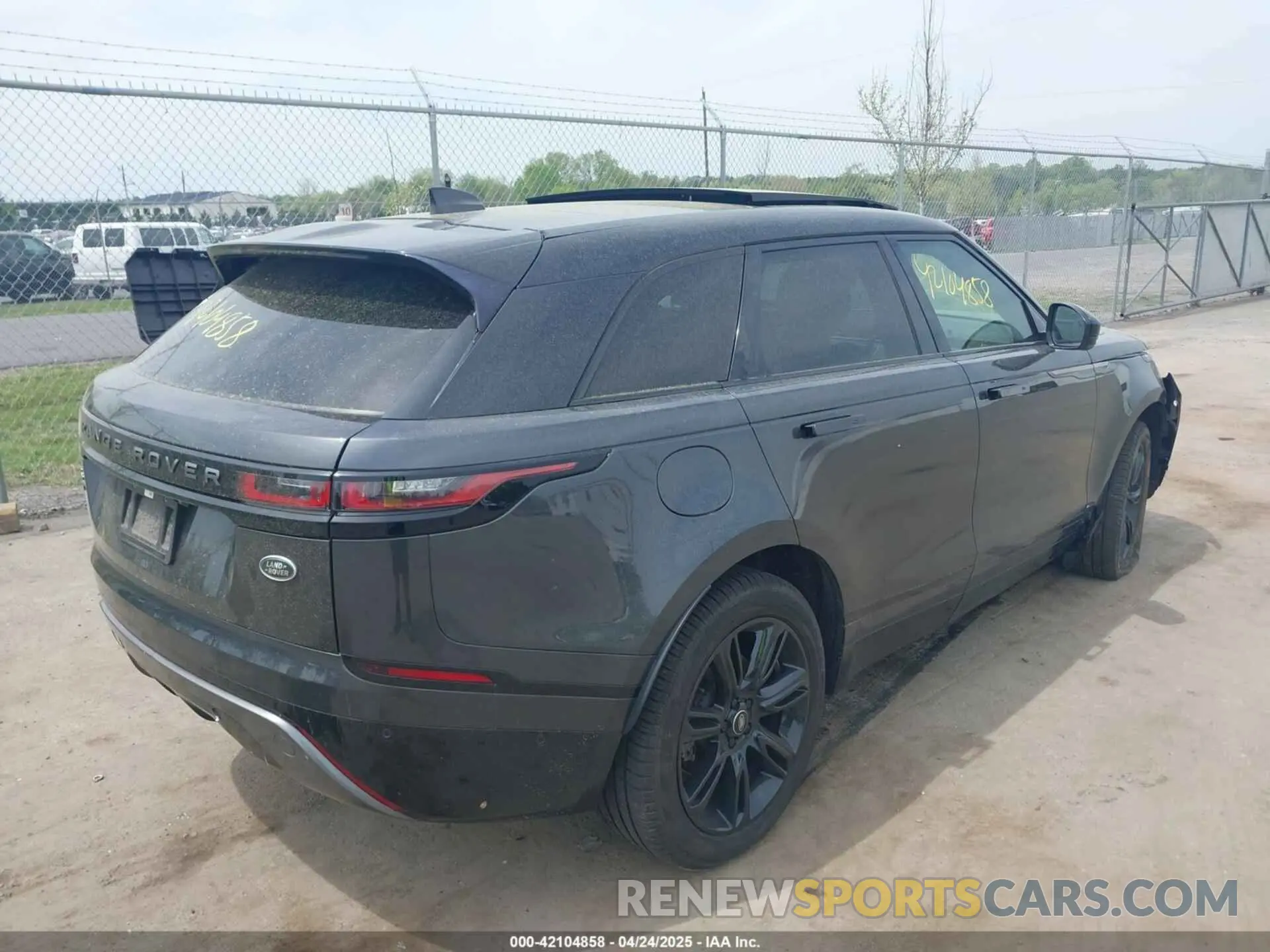 4 Фотография поврежденного автомобиля SALYT2EX8MA323426 LAND ROVER RANGE ROVER VELAR 2021