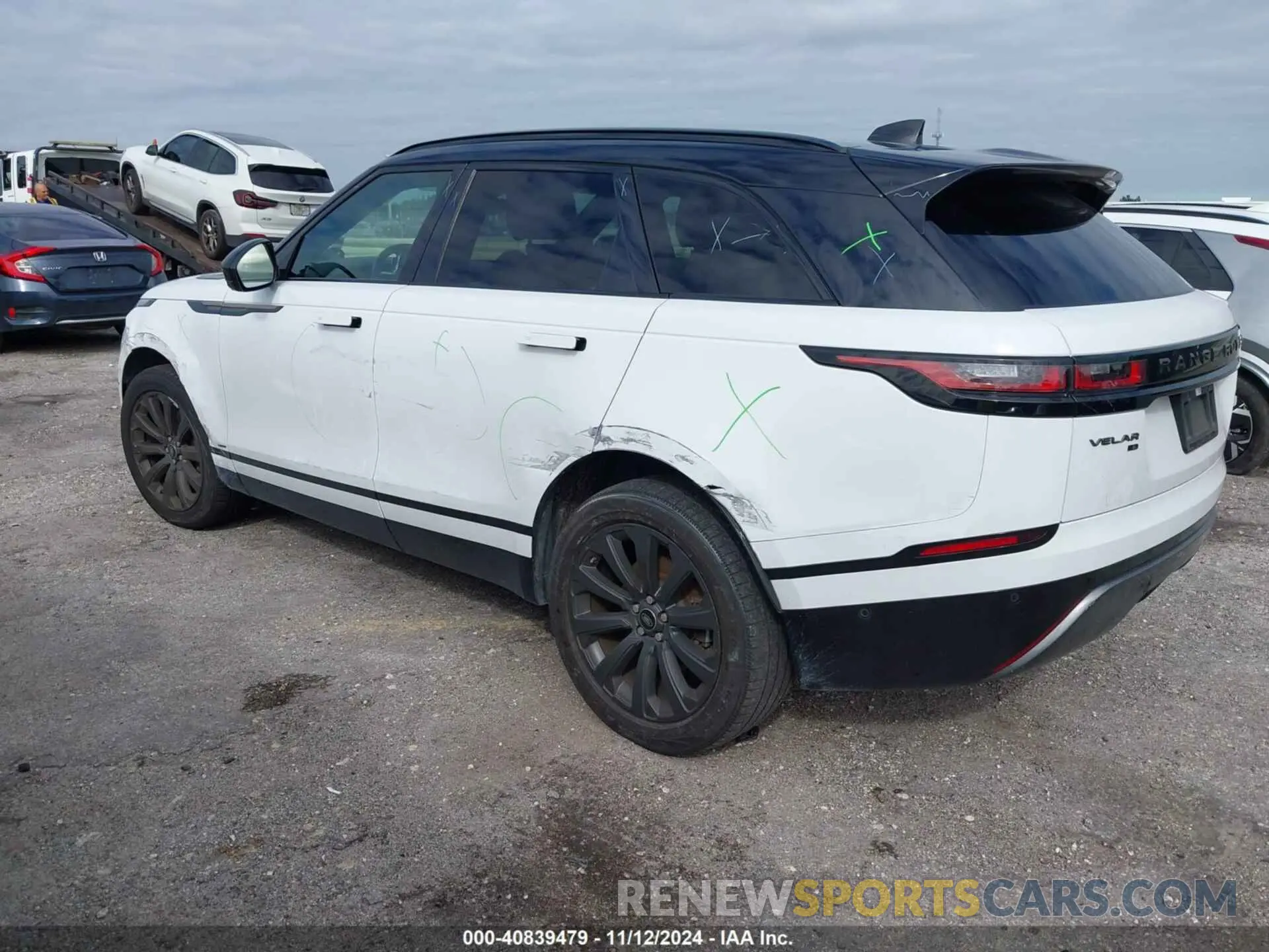 3 Photograph of a damaged car SALYT2EXXMA308295 LAND ROVER RANGE ROVER VELAR 2021