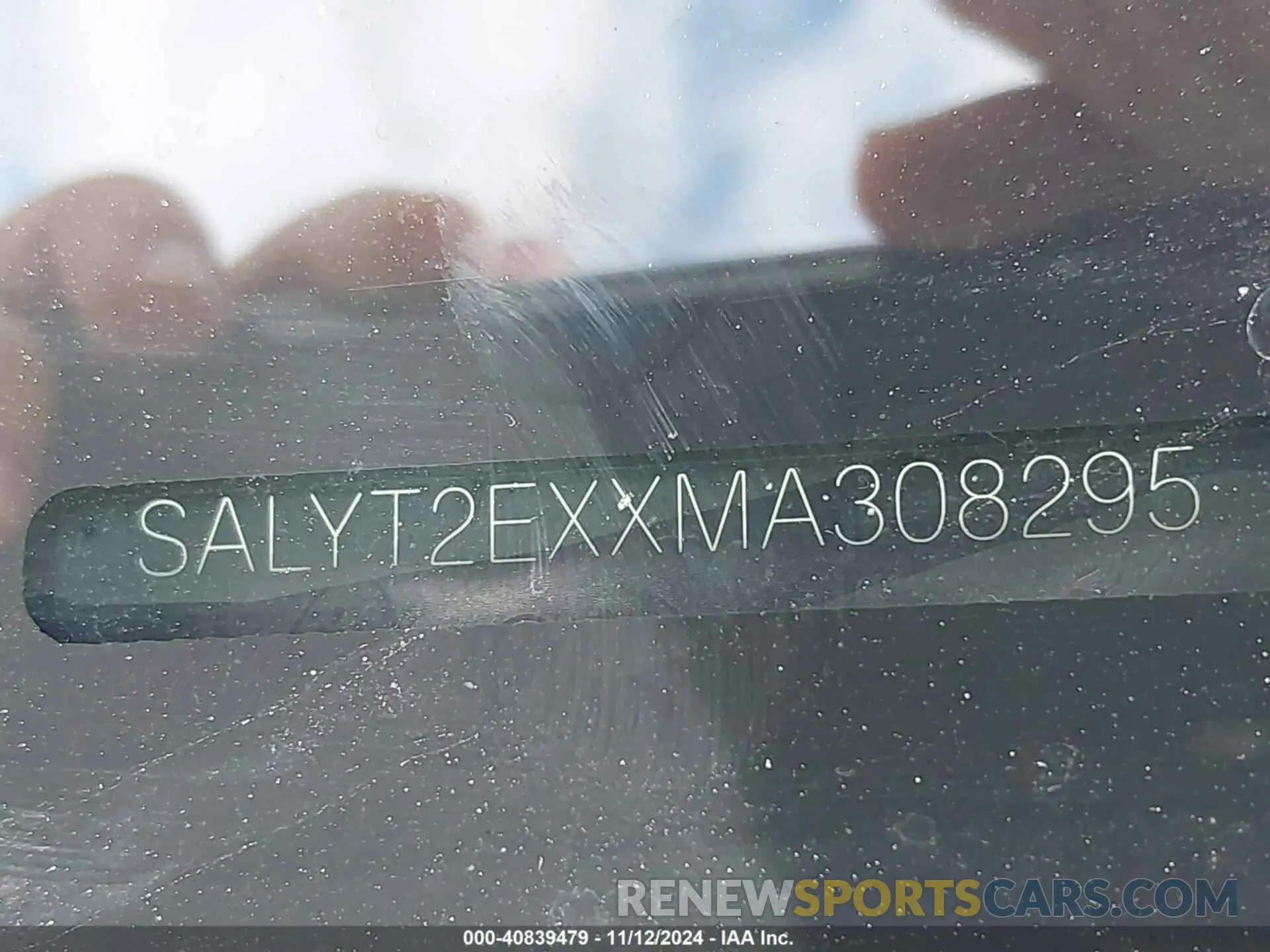 9 Photograph of a damaged car SALYT2EXXMA308295 LAND ROVER RANGE ROVER VELAR 2021