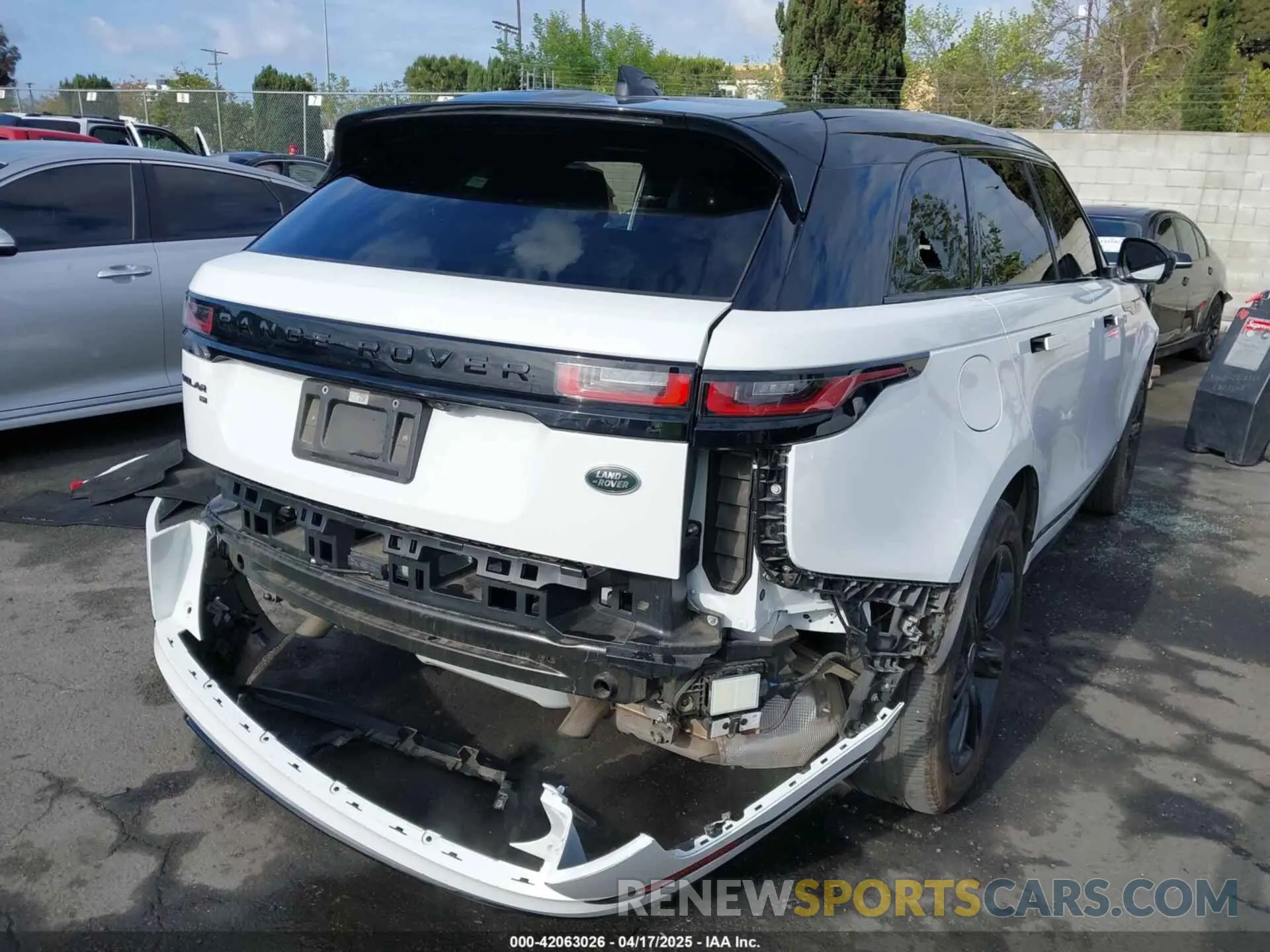 4 Фотография поврежденного автомобиля SALYT2EXXMA316087 LAND ROVER RANGE ROVER VELAR 2021